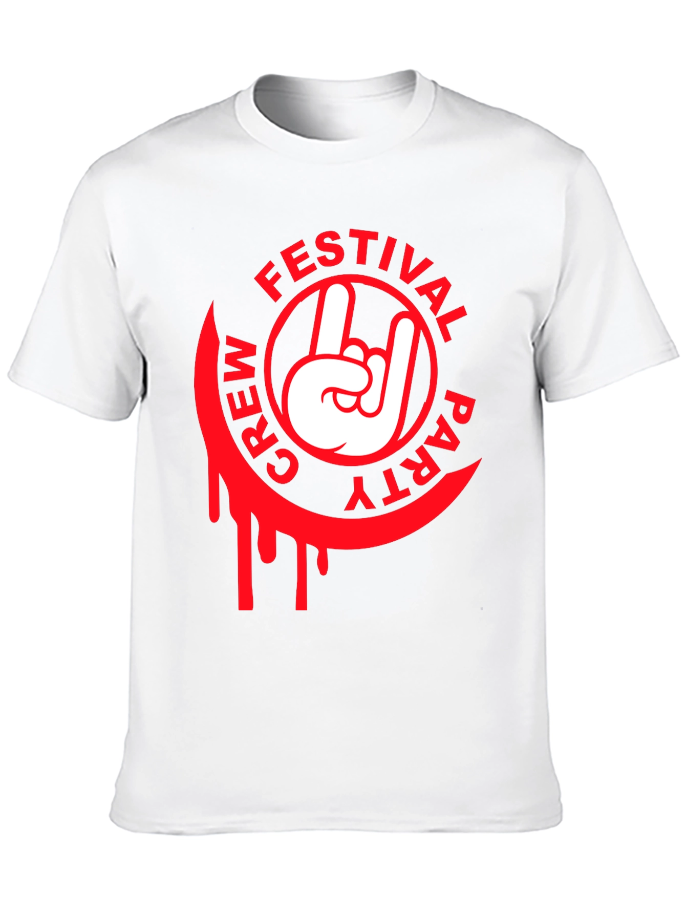 Festival Crew Party T-Shirt - Rock On Design