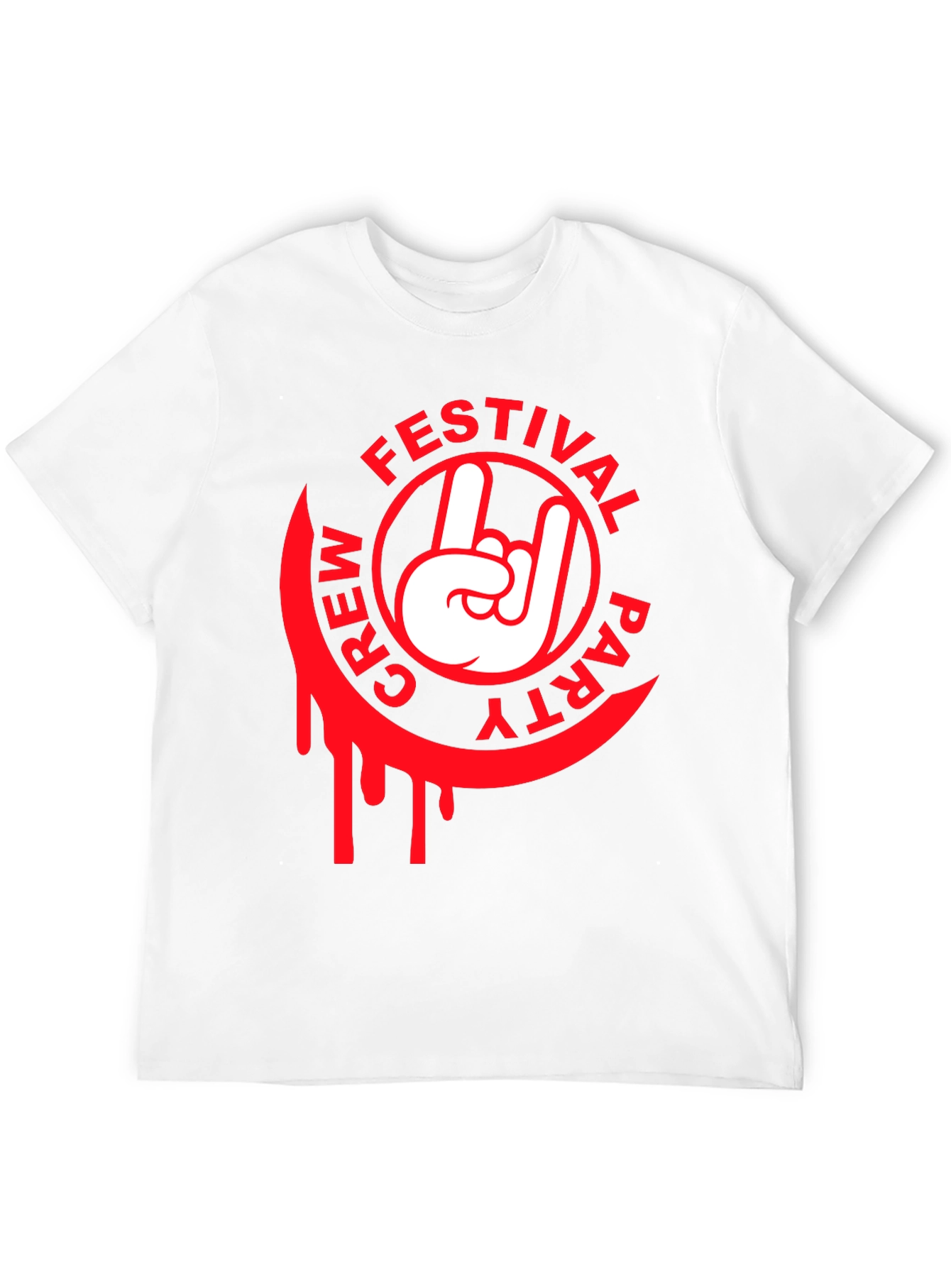 Festival Crew Party T-Shirt - Rock On Design