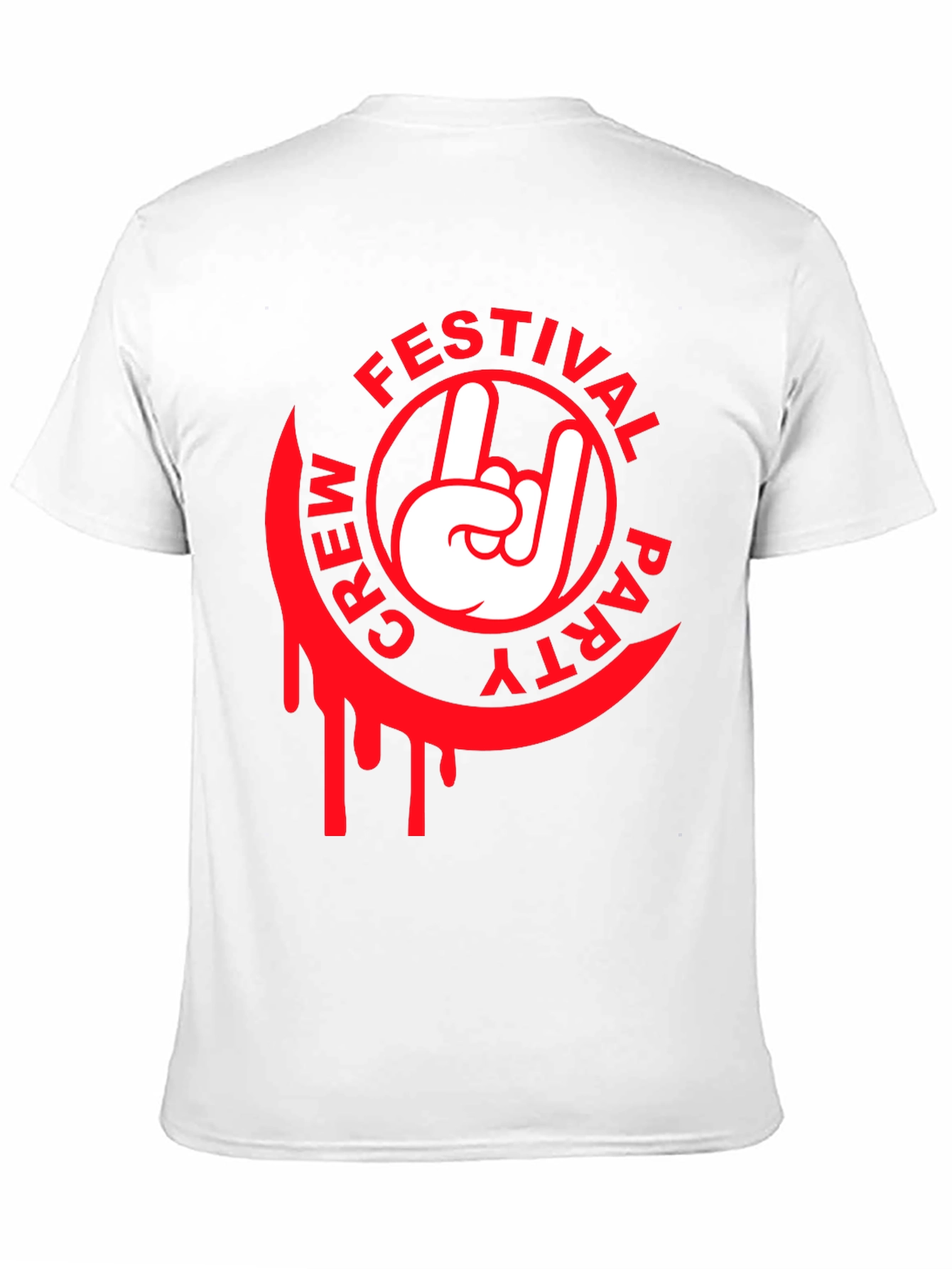 Festival Crew Party T-Shirt - Rock On Design