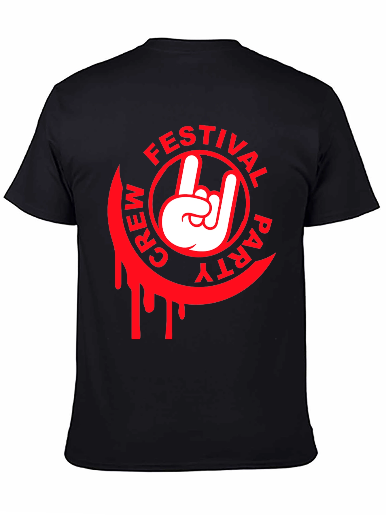 Festival Crew Party T-Shirt - Rock On Design