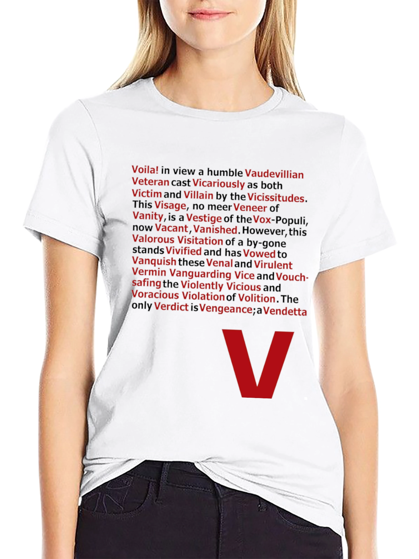 V for Vendetta T-Shirt - Voila Villain