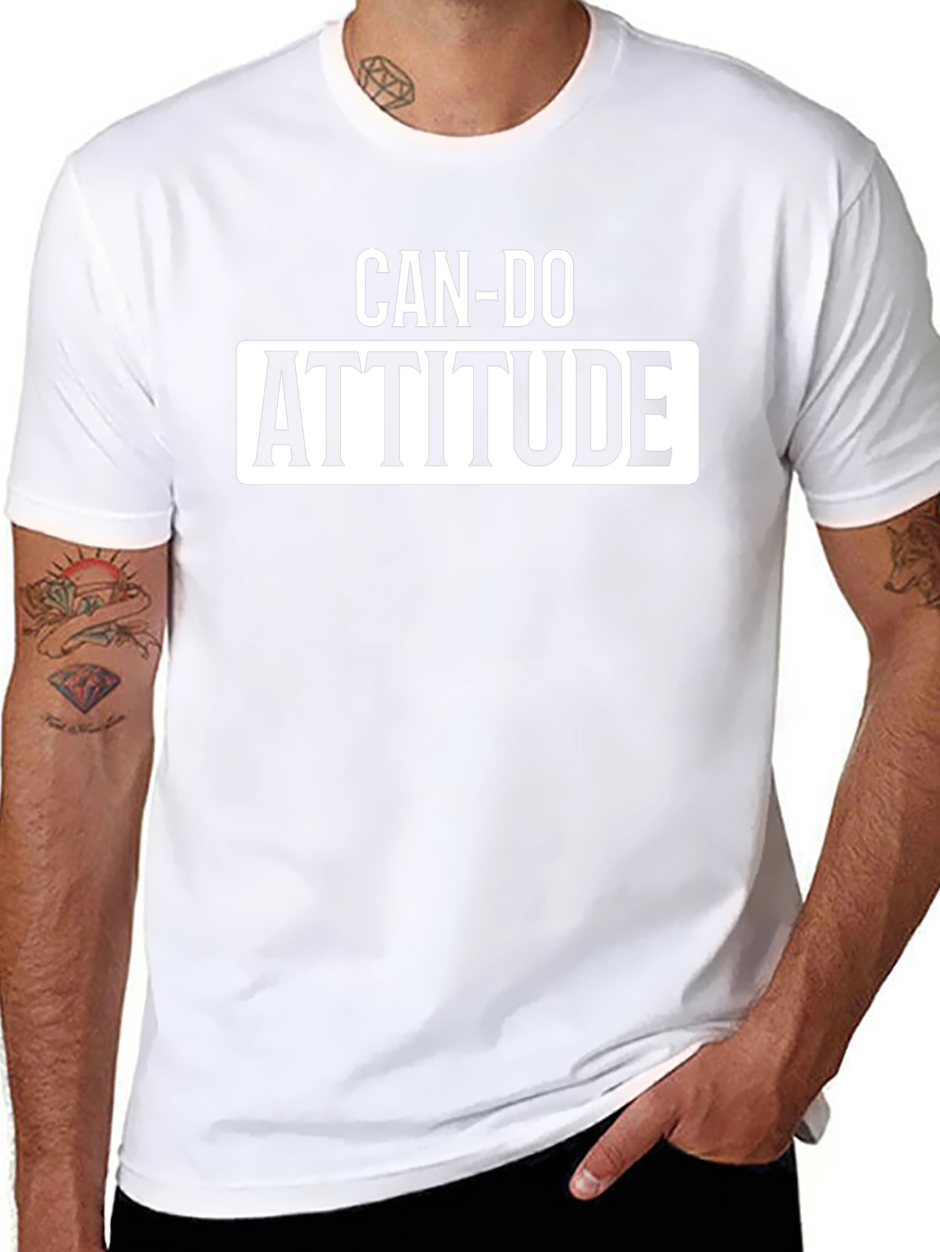 Can-Do Attitude Graphic T-Shirt