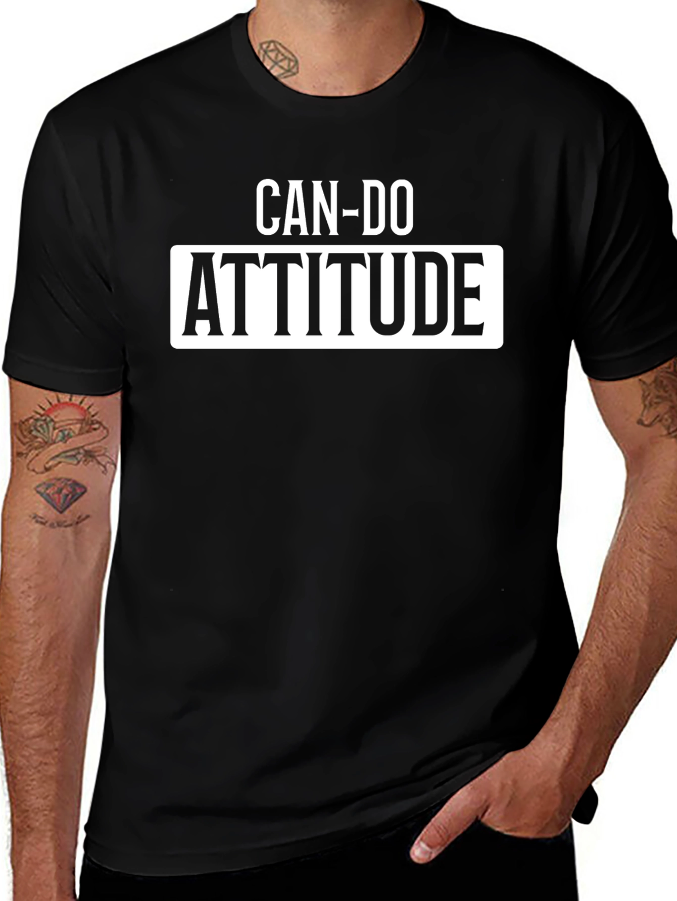 Can-Do Attitude Graphic T-Shirt