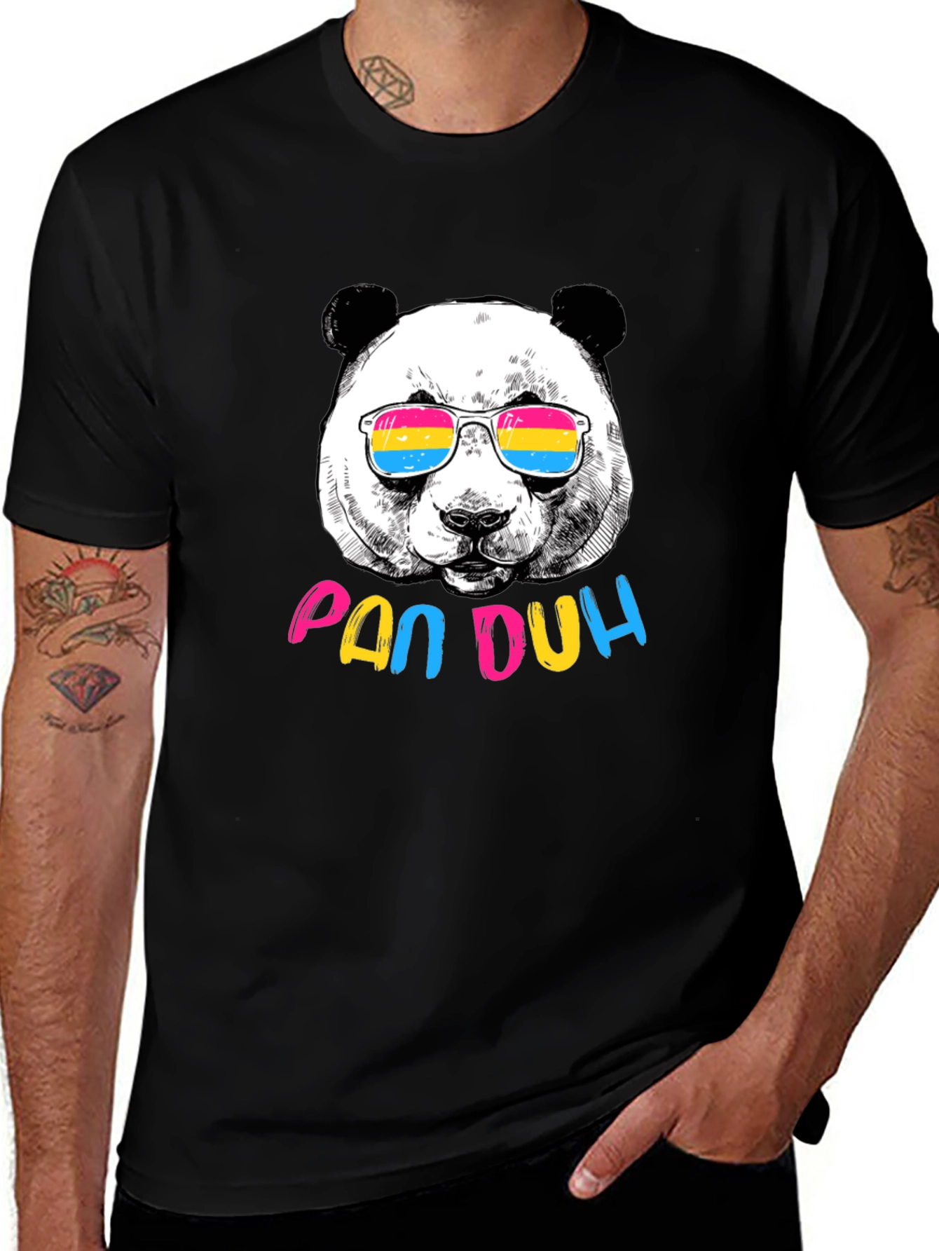 Pan Duh Panda T-Shirt - Stylish Graphic Tee