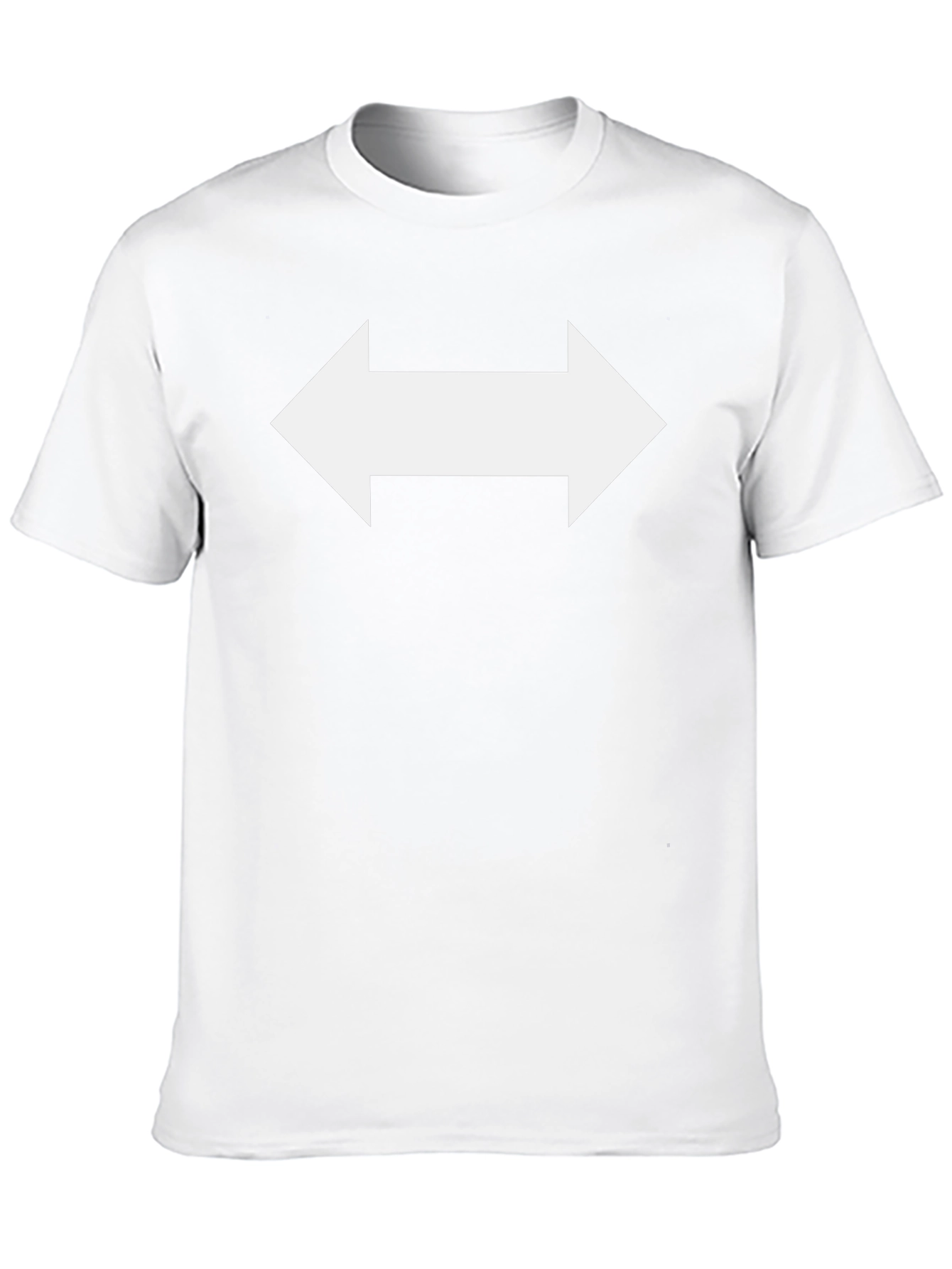 Unisex Black T-Shirt with Arrow Design