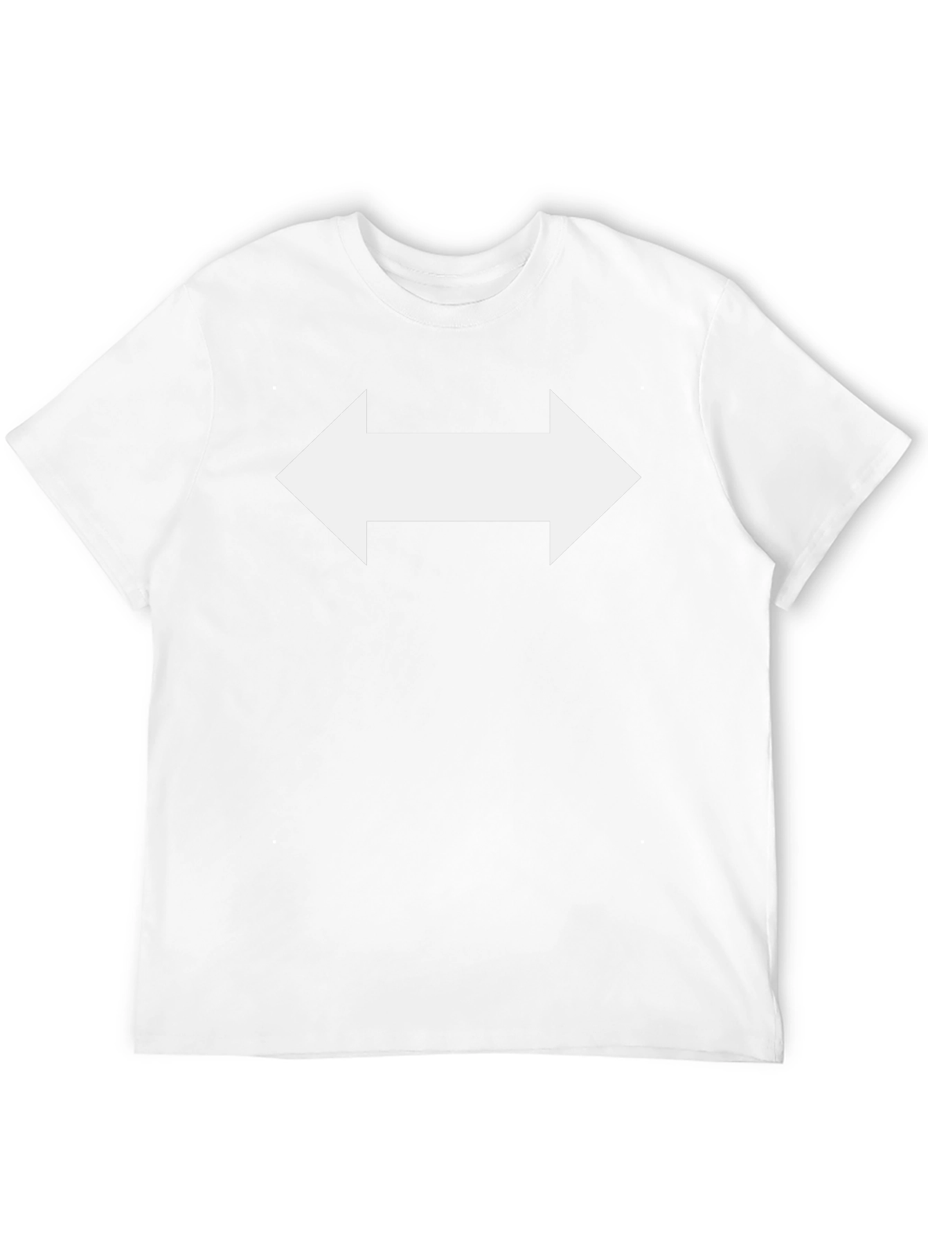 Unisex Black T-Shirt with Arrow Design