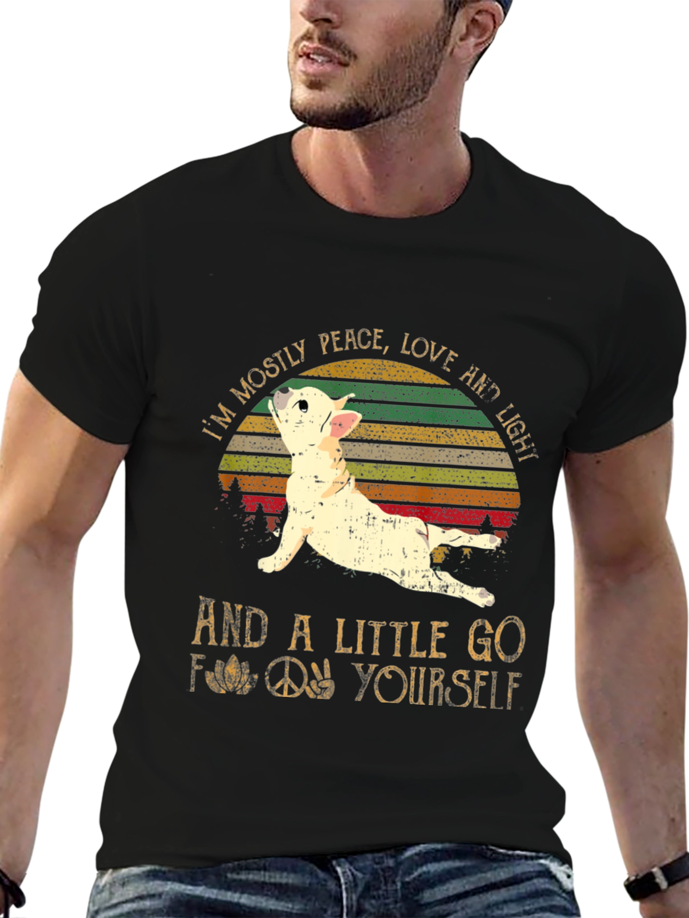 Peace Love Dog T-Shirt