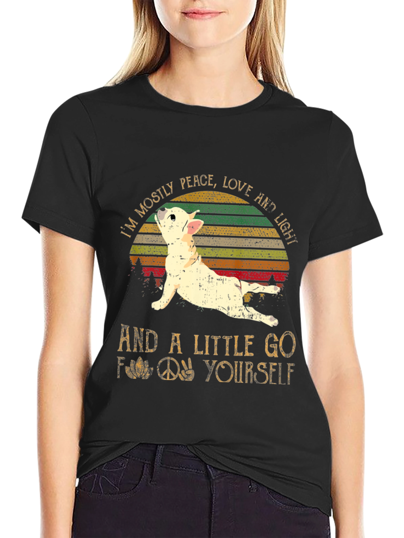 Peace Love Dog T-Shirt
