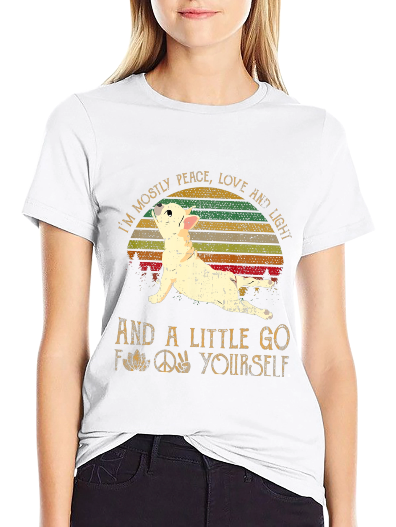 Peace Love Dog T-Shirt
