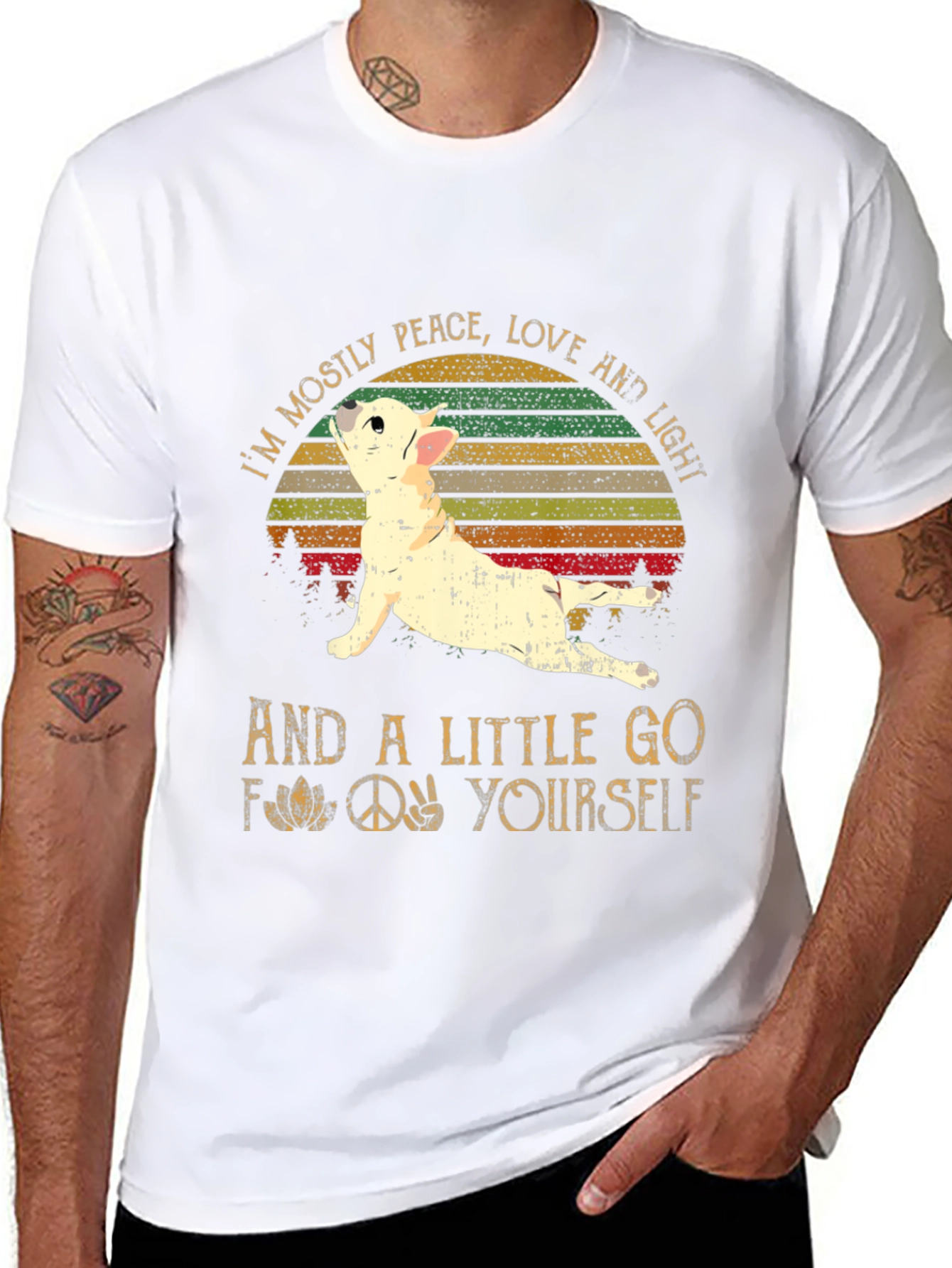 Peace Love Dog T-Shirt