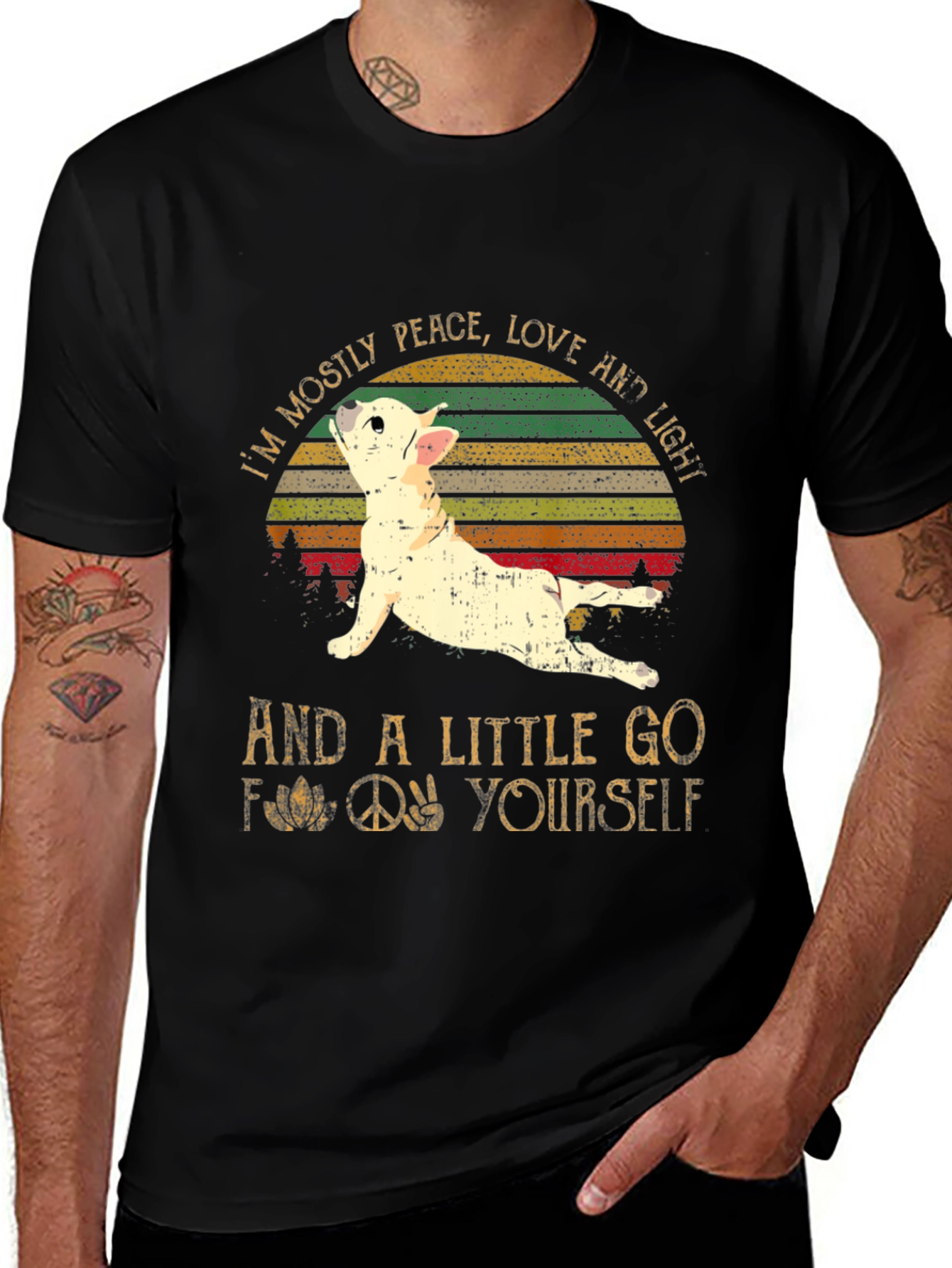 Peace Love Dog T-Shirt