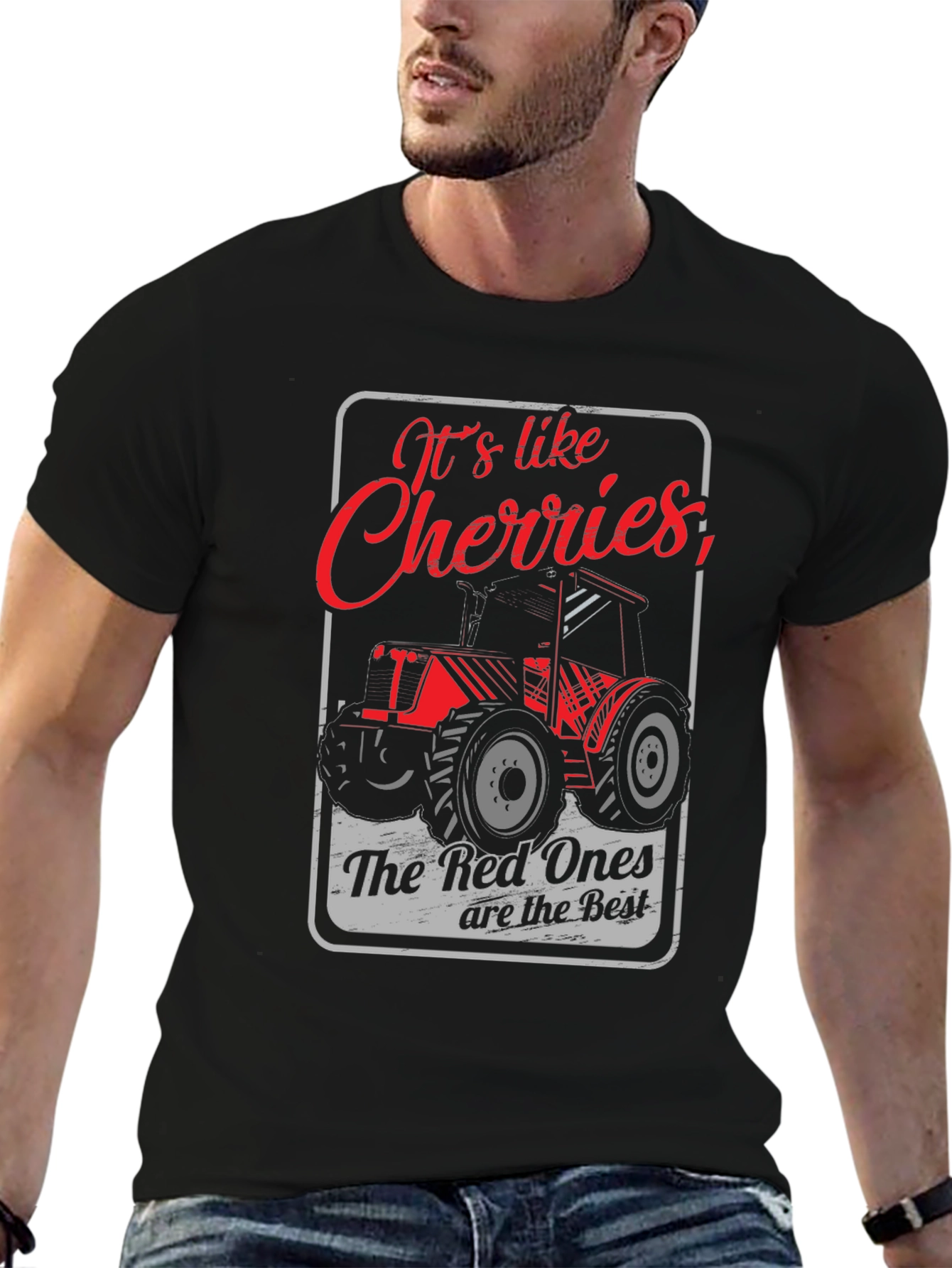 Red Tractor Cherry T-Shirt