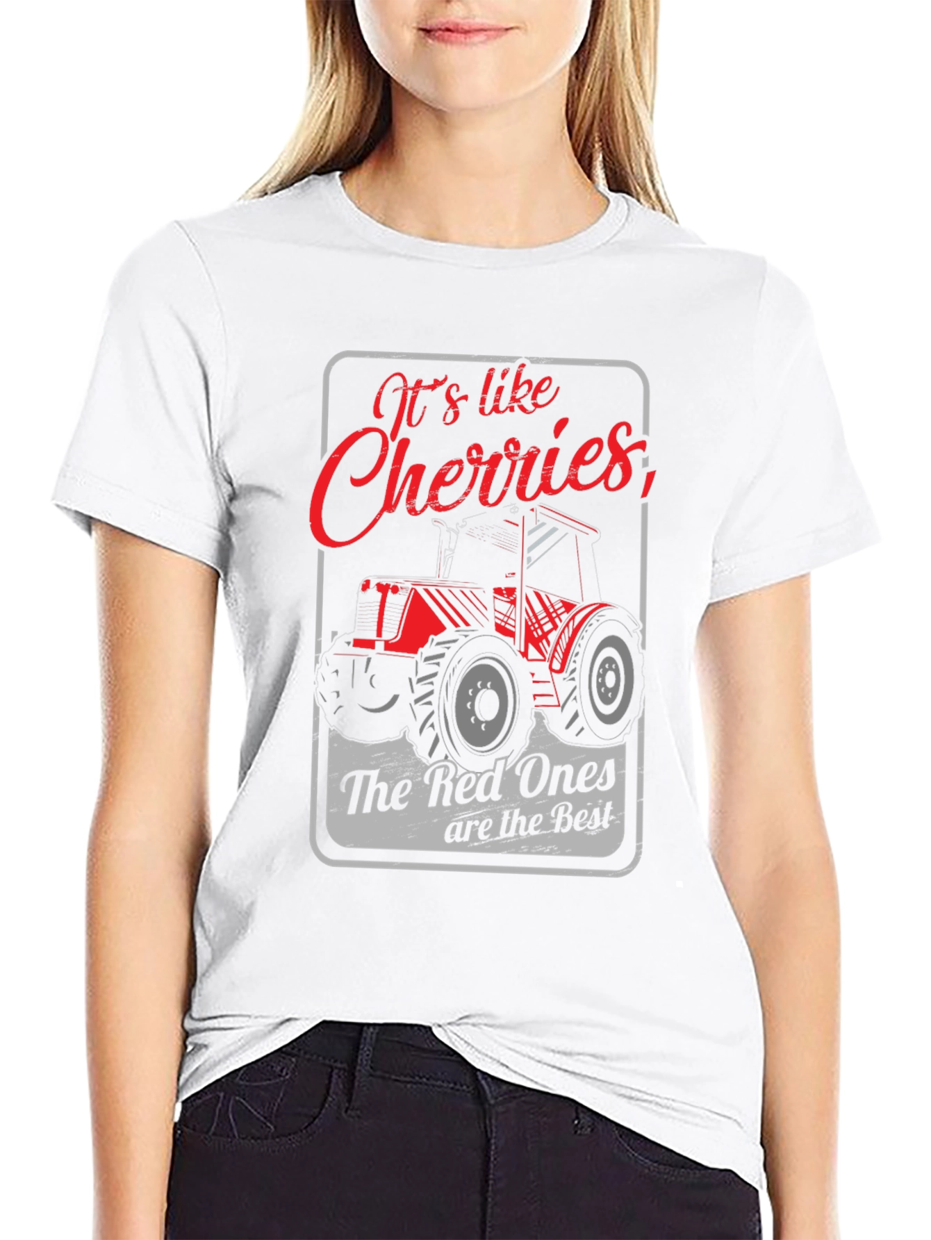 Red Tractor Cherry T-Shirt