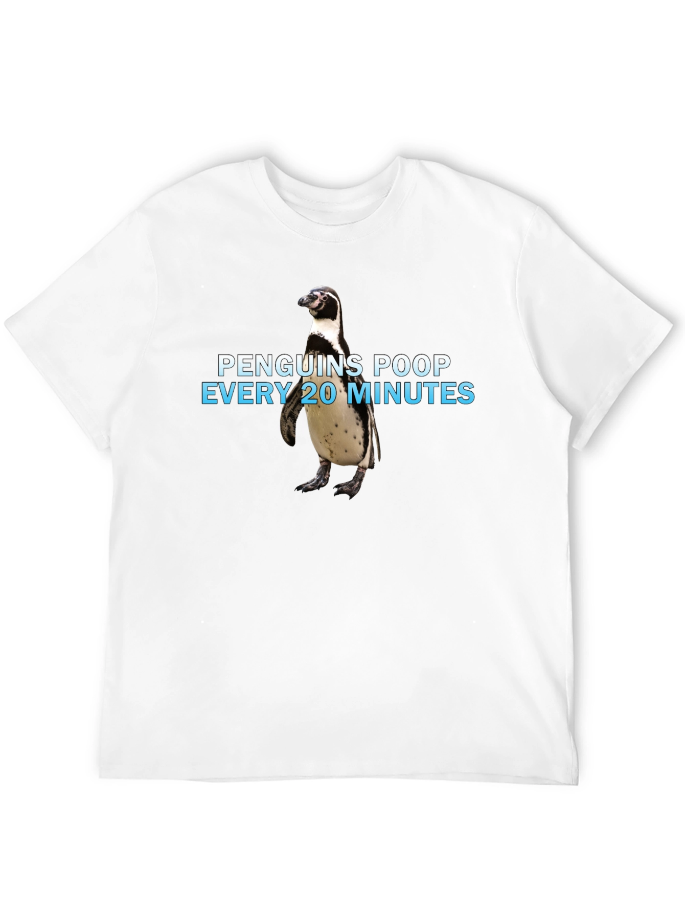Penguin Poop T-Shirt - Funny Animal Fact Tee