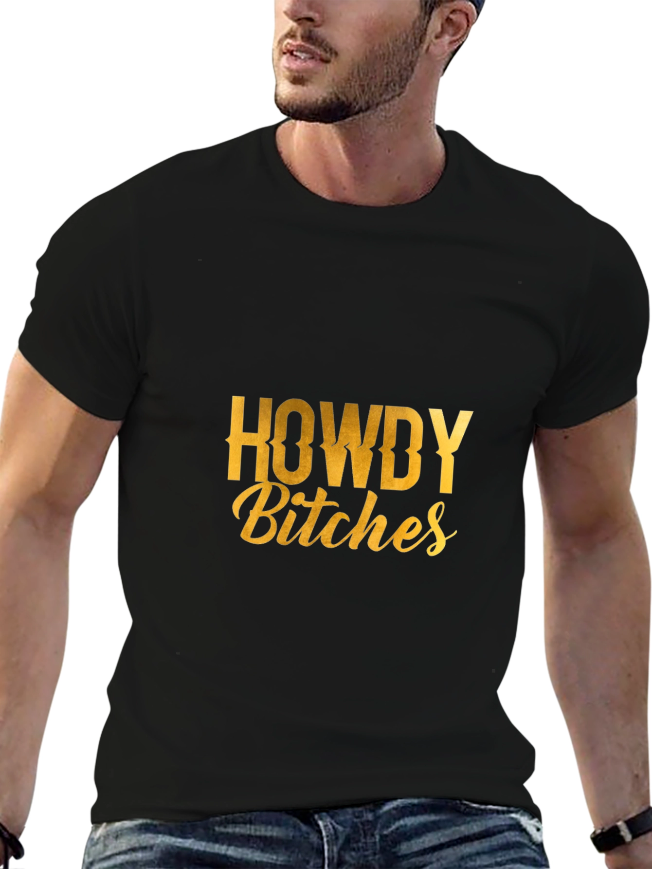 Howdy Bitches Graphic Tee - Western Style