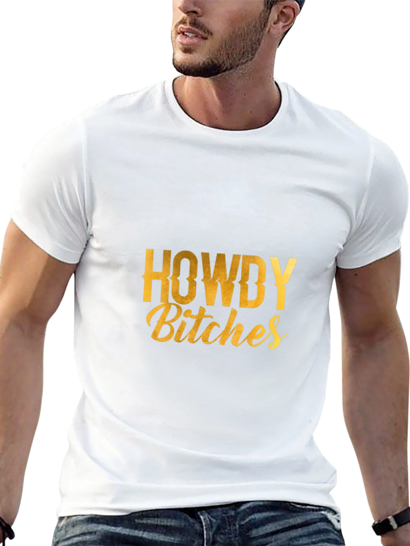 Howdy Bitches Graphic Tee - Western Style