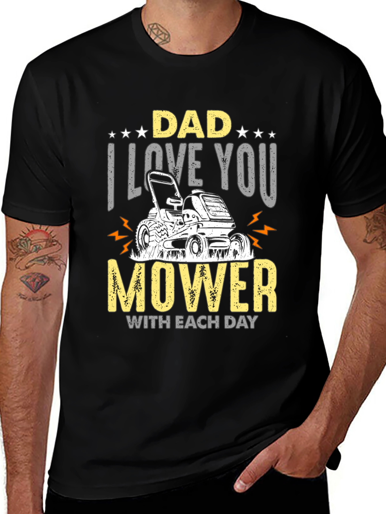 Dad Mower Graphic Tee - I Love You