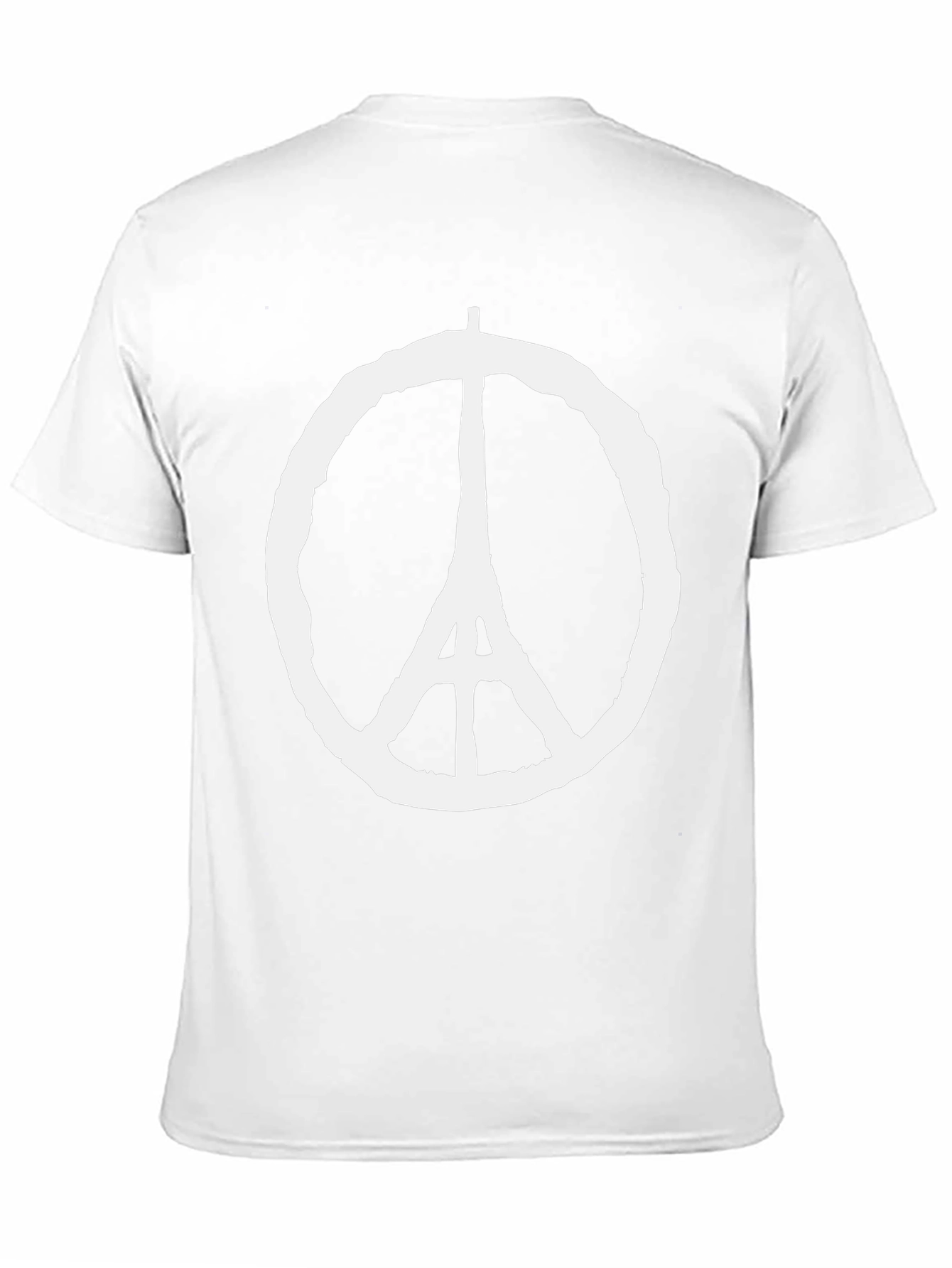 Peace for Paris Black Graphic Tee