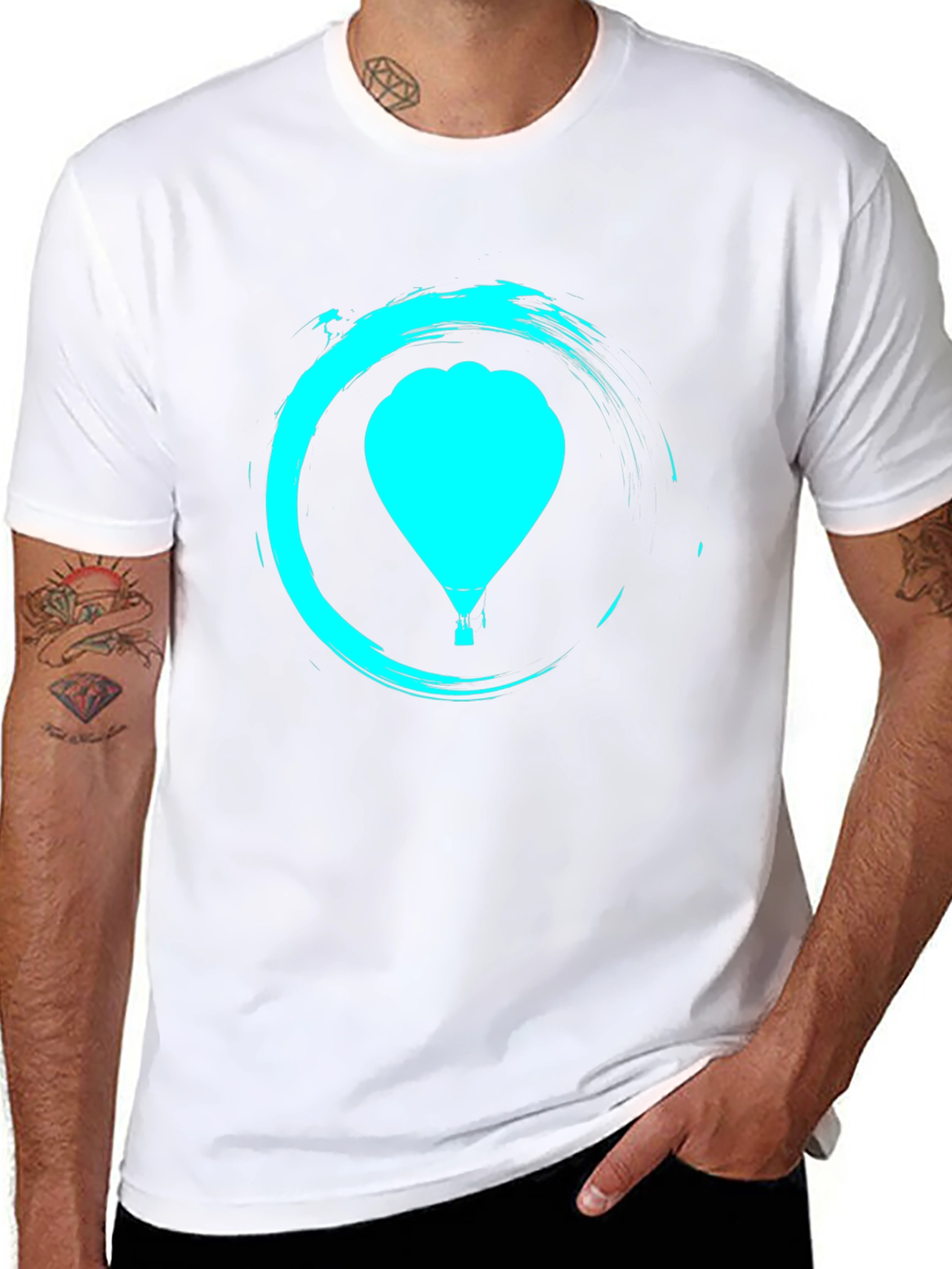 Zen Balloon Black T-Shirt