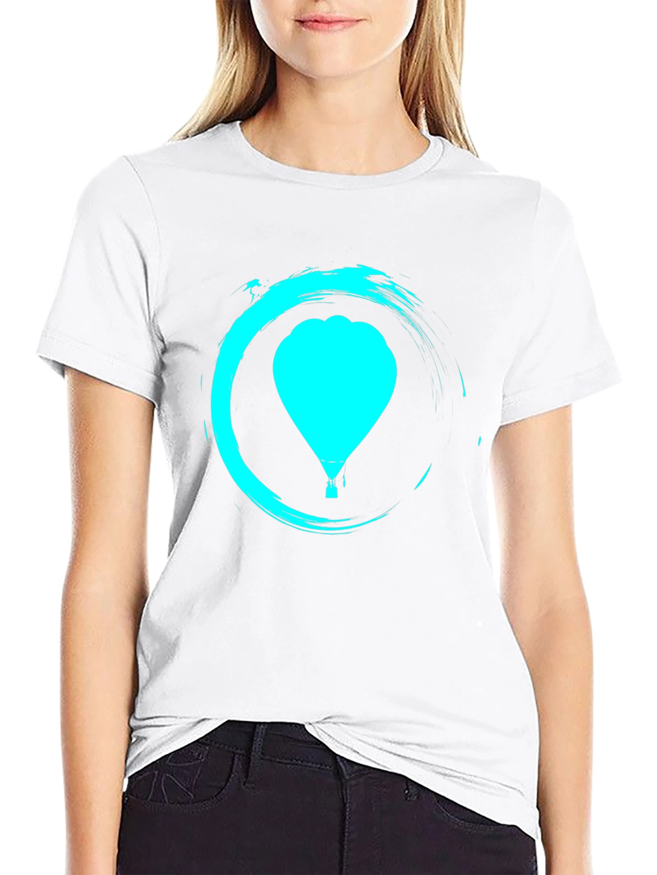 Zen Balloon Black T-Shirt