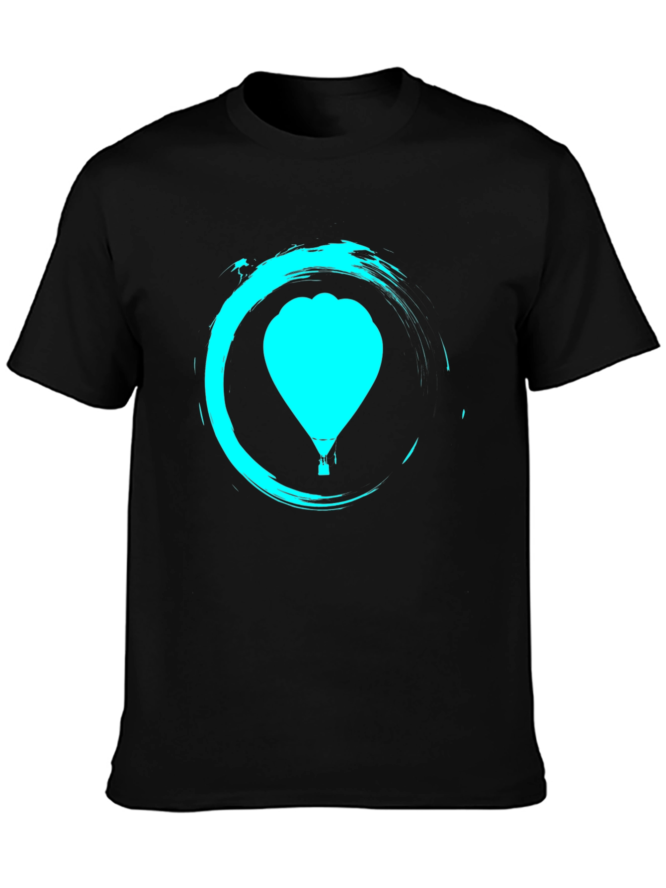 Zen Balloon Black T-Shirt