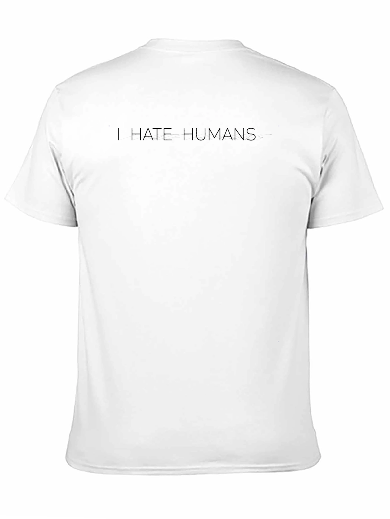 I Hate Humans Graphic Tee - Mens Black T-Shirt