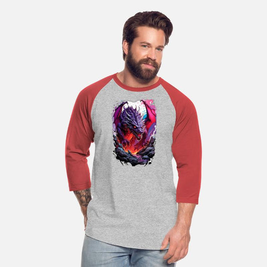 3D effect bleeding colors in purple, red and blue