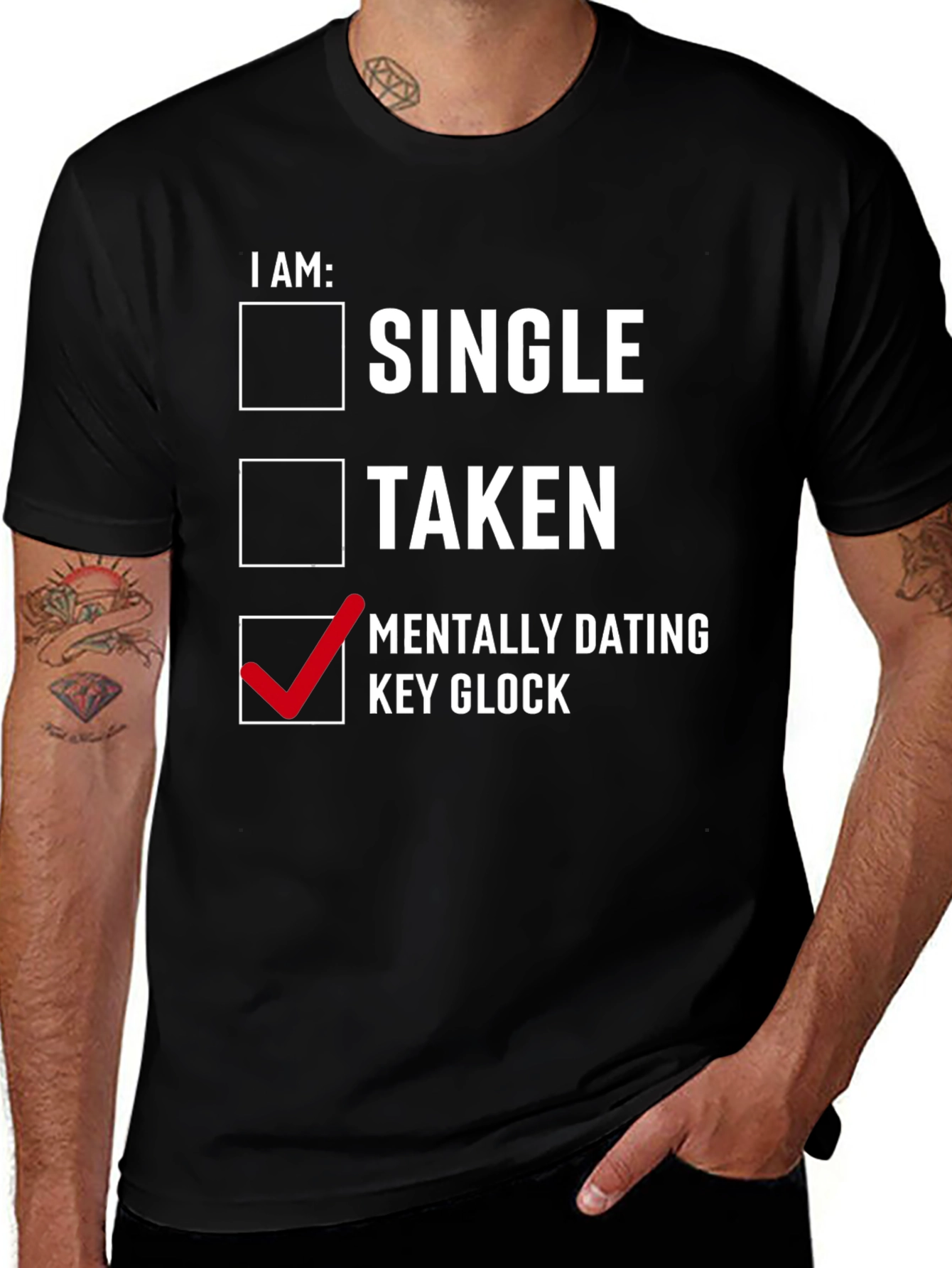 I Am Mentally Dating Key Glock T-Shirt