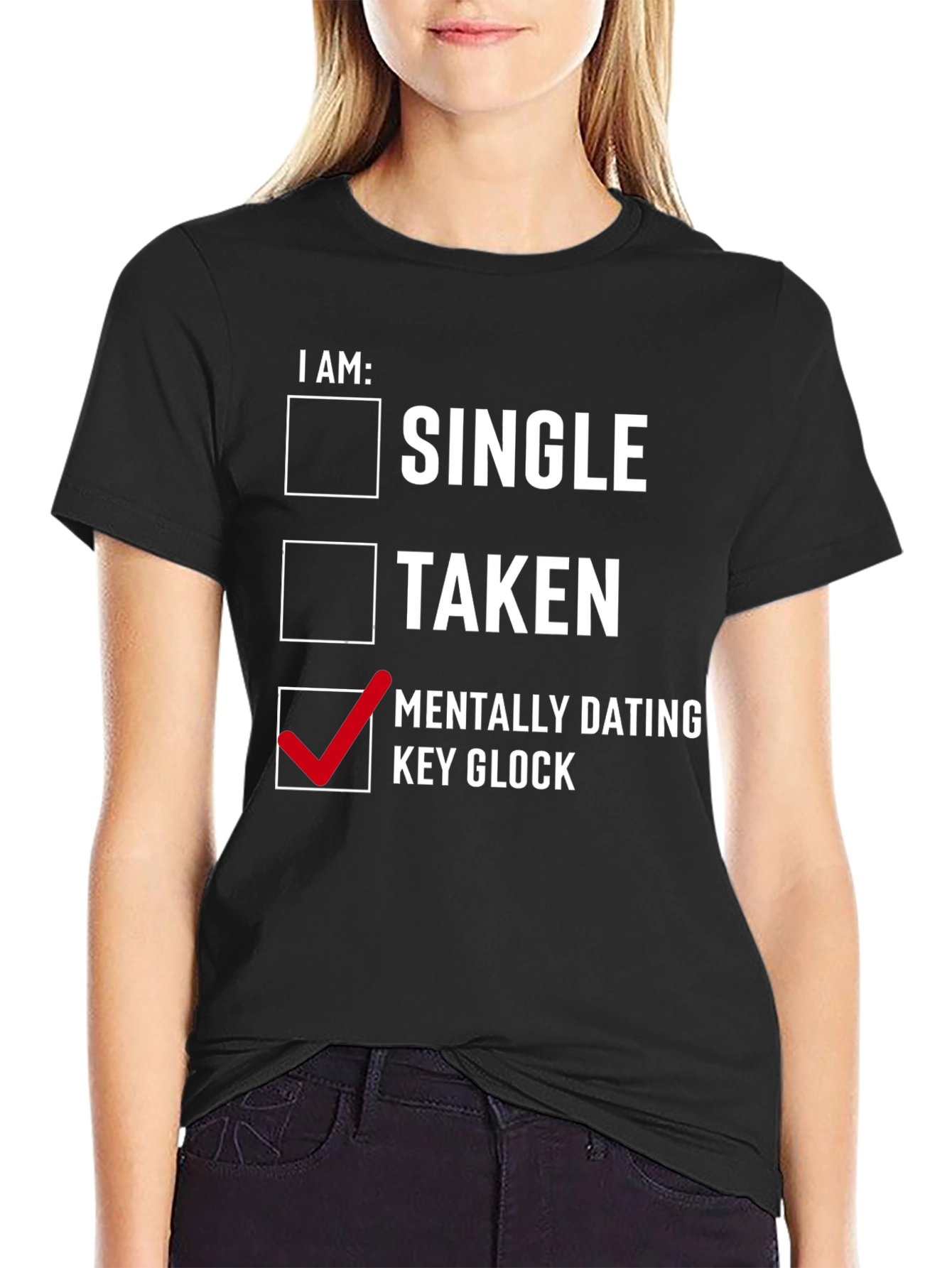 I Am Mentally Dating Key Glock T-Shirt
