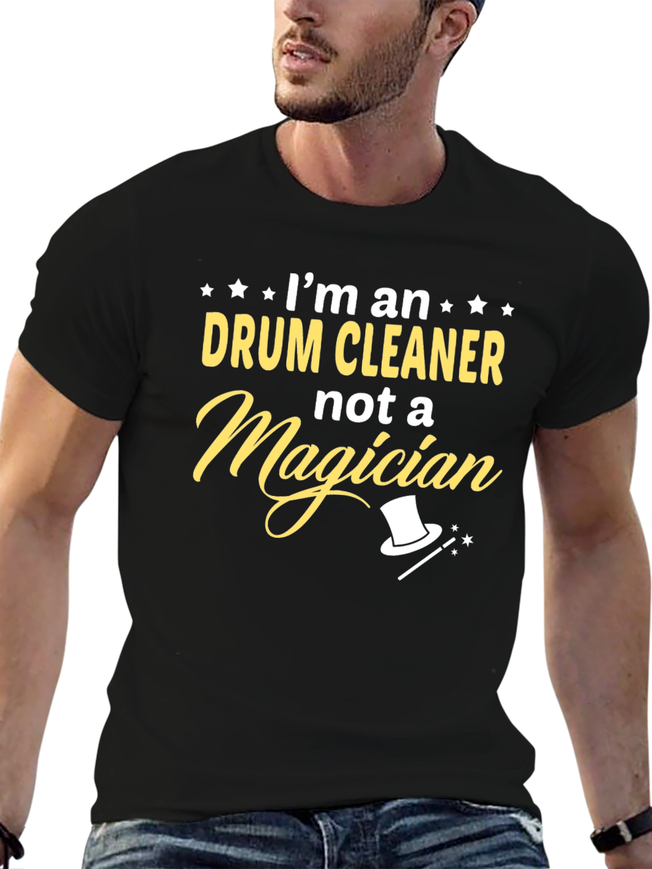 Drum Cleaner T-Shirt - Funny Musician Tee