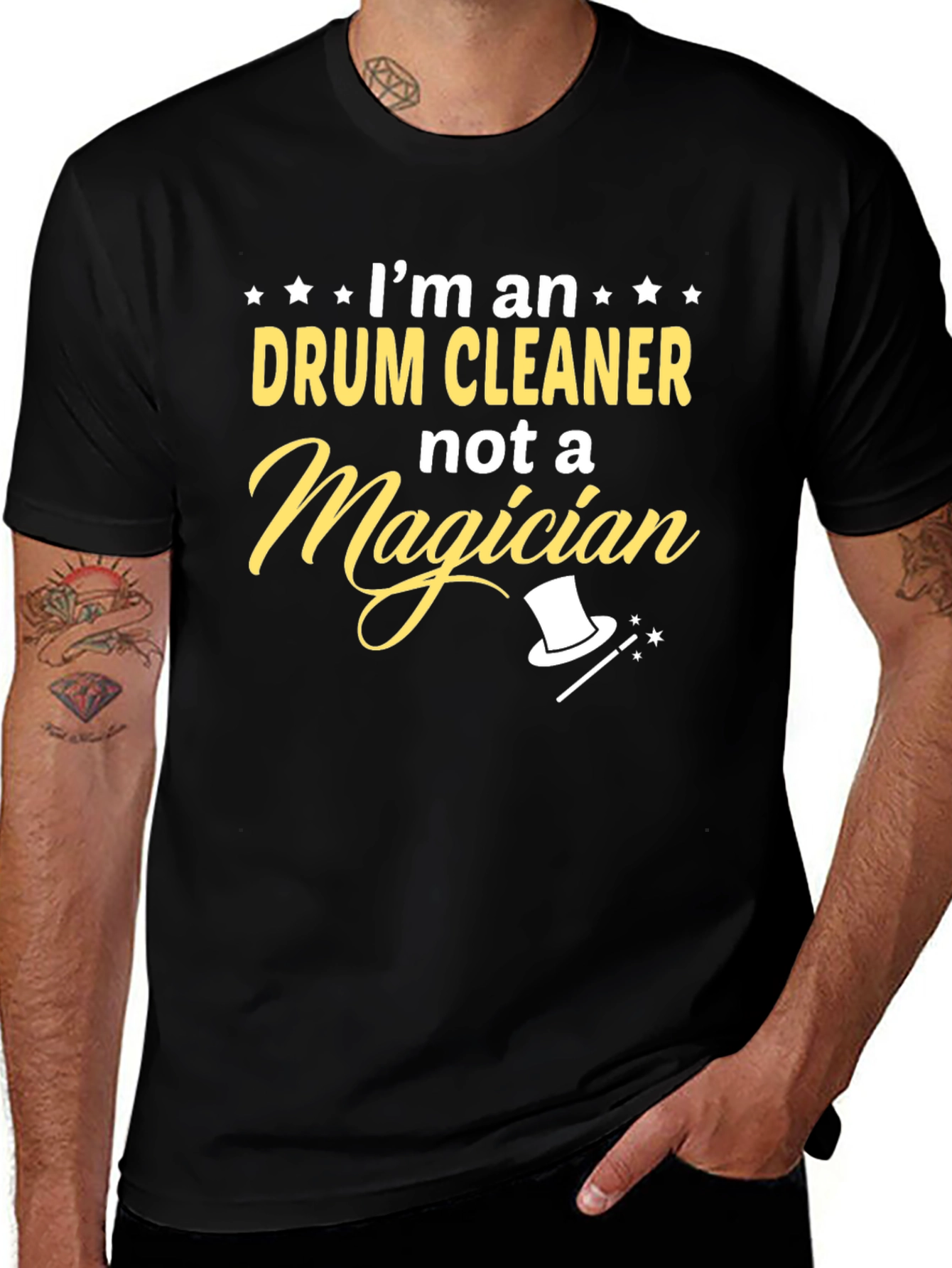 Drum Cleaner T-Shirt - Funny Musician Tee