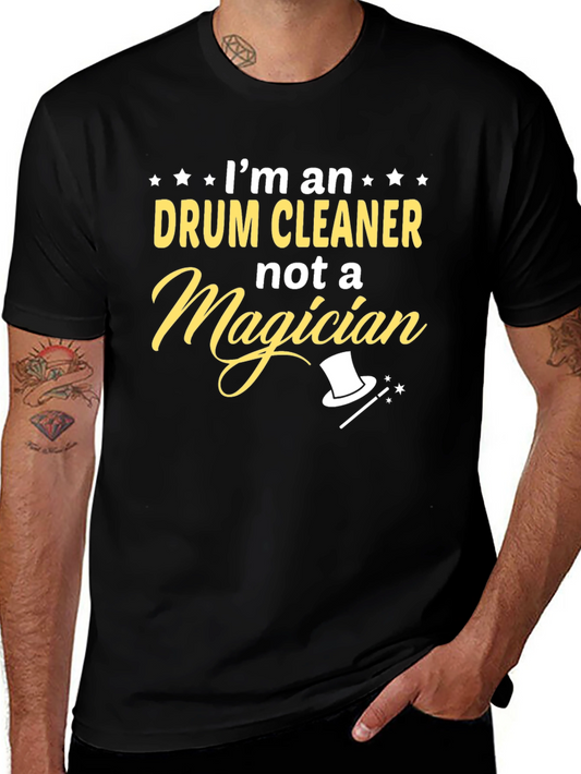 Drum Cleaner T-Shirt - Funny Musician Tee