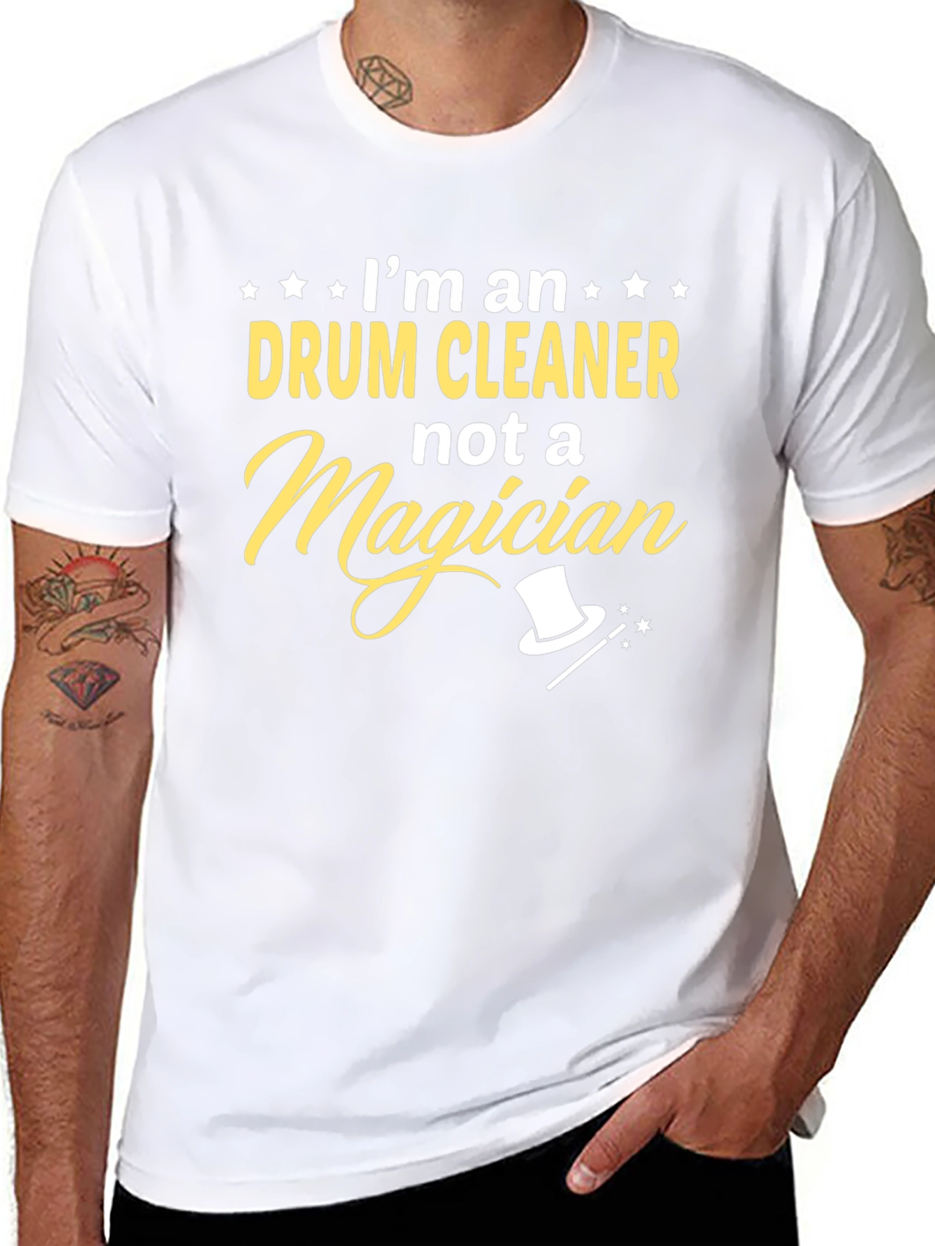 Drum Cleaner T-Shirt - Funny Musician Tee
