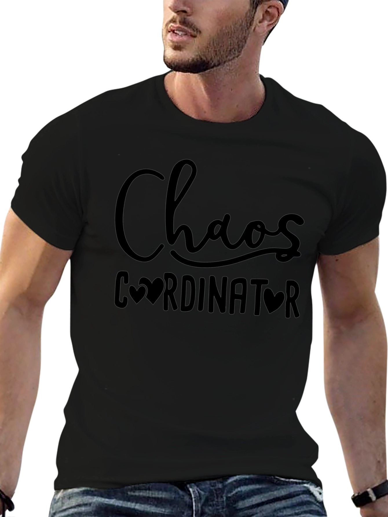 Chaos Coordinator Black Graphic Tee