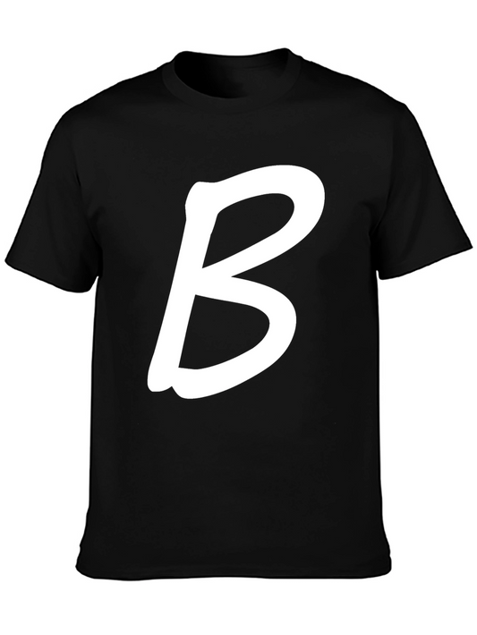Initial B T-Shirt - Stylish Monogram Tee