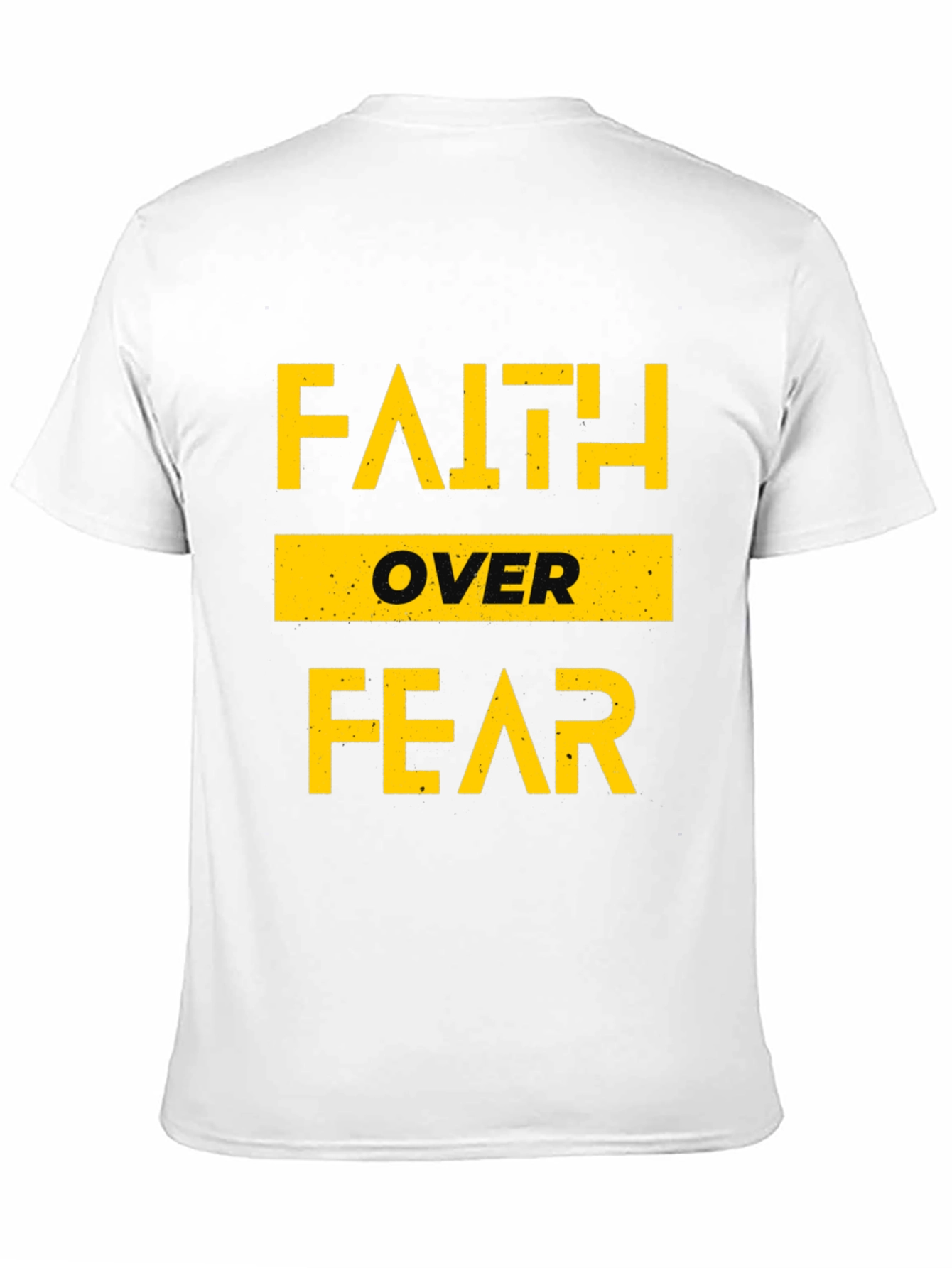 Faith Over Fear Graphic T-Shirt - Black