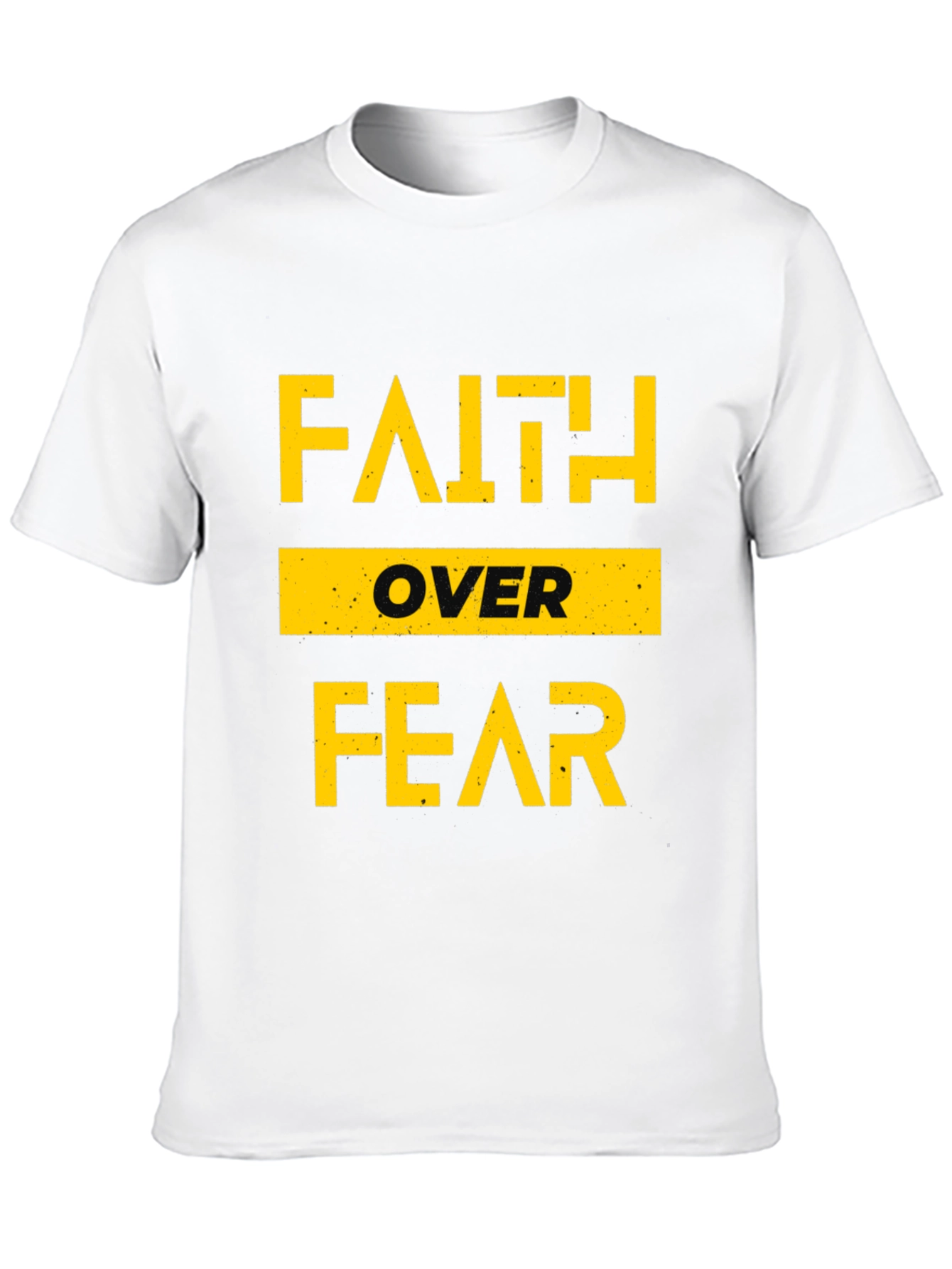 Faith Over Fear Graphic T-Shirt - Black
