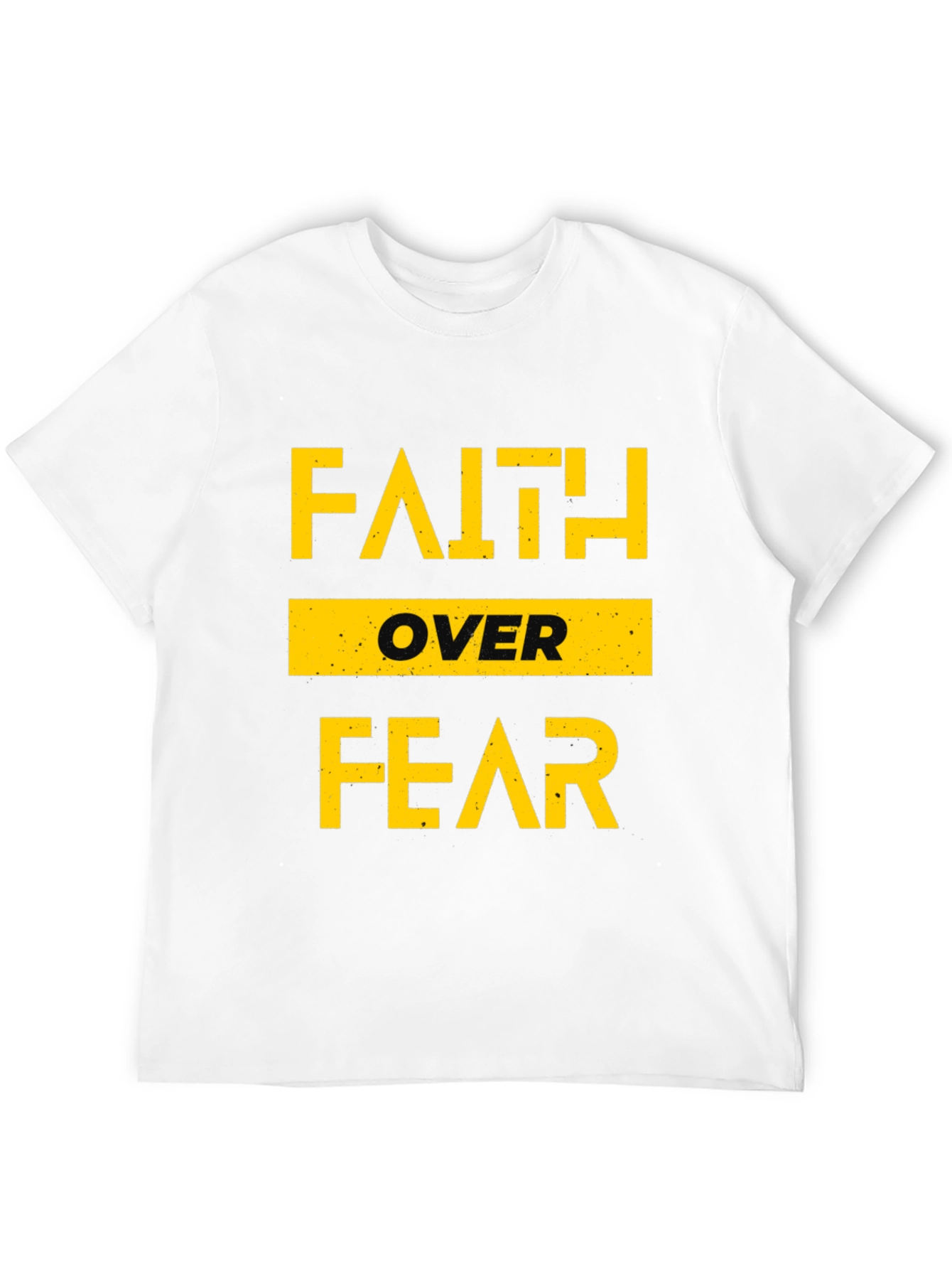Faith Over Fear Graphic T-Shirt - Black