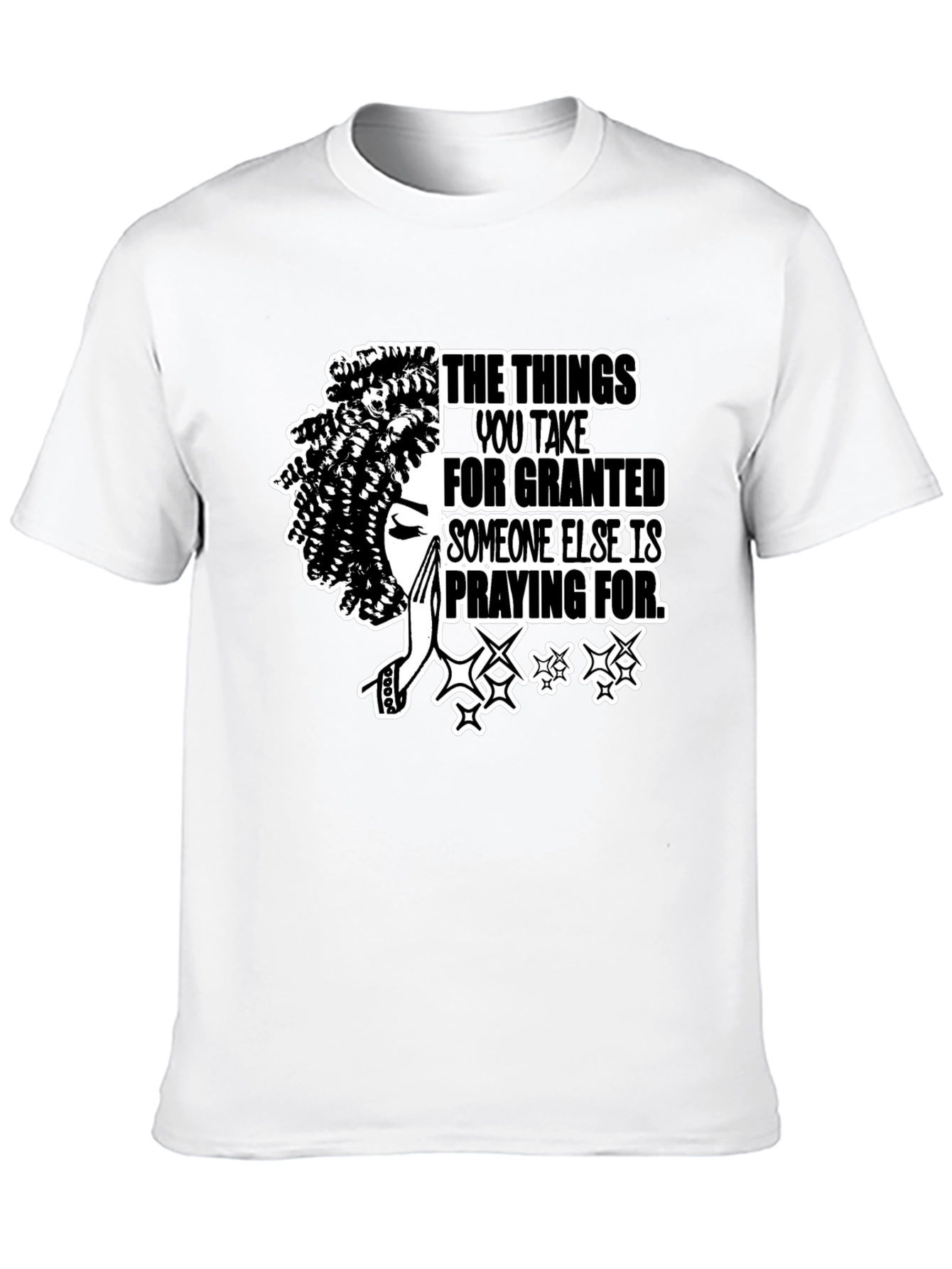 Praying Graphic Tee - Inspirational T-Shirt