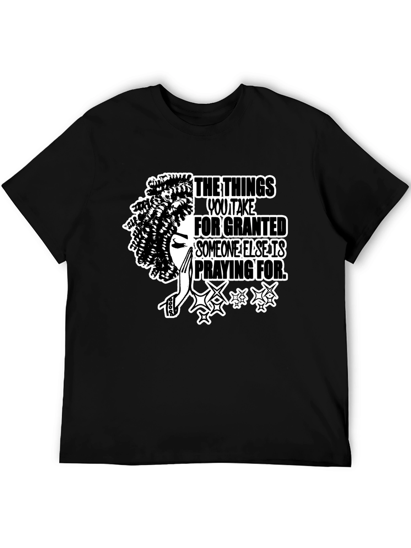 Praying Graphic Tee - Inspirational T-Shirt
