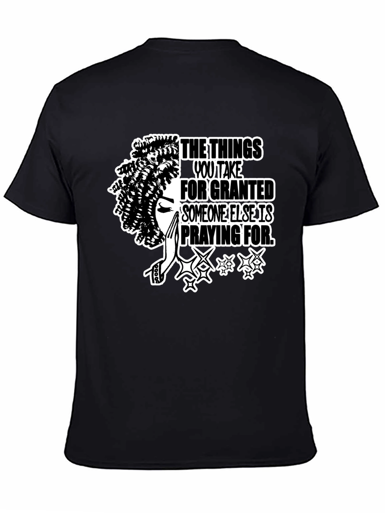 Praying Graphic Tee - Inspirational T-Shirt
