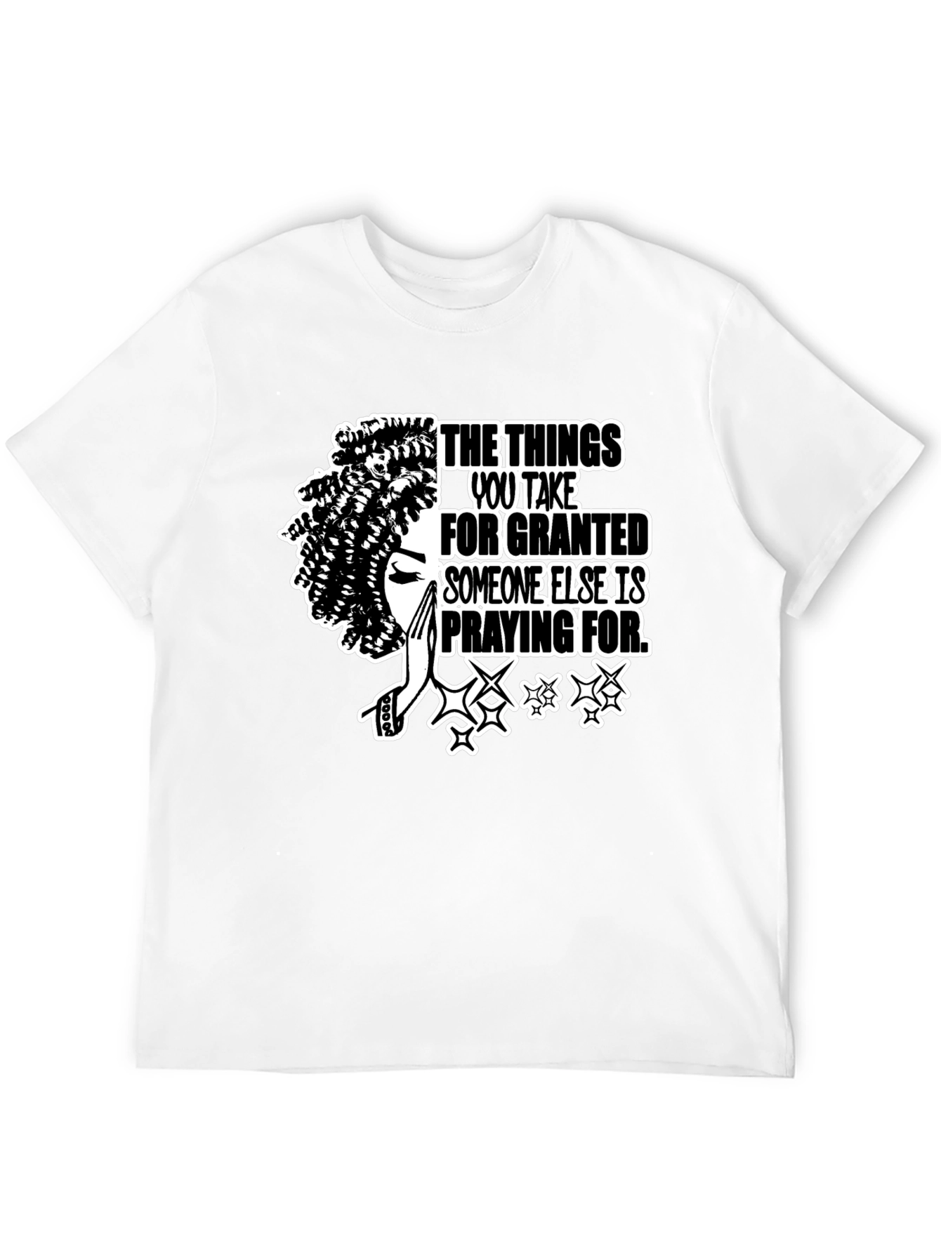Praying Graphic Tee - Inspirational T-Shirt