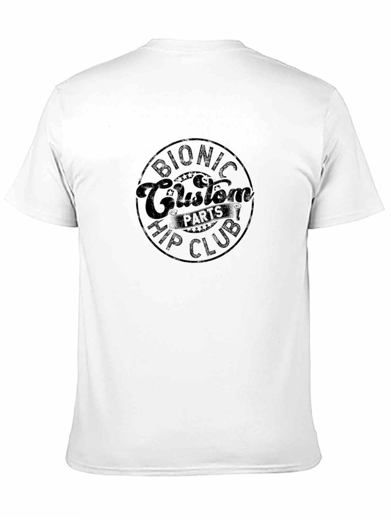 Bionic Custom Hip Parts Club Black Graphic Tee