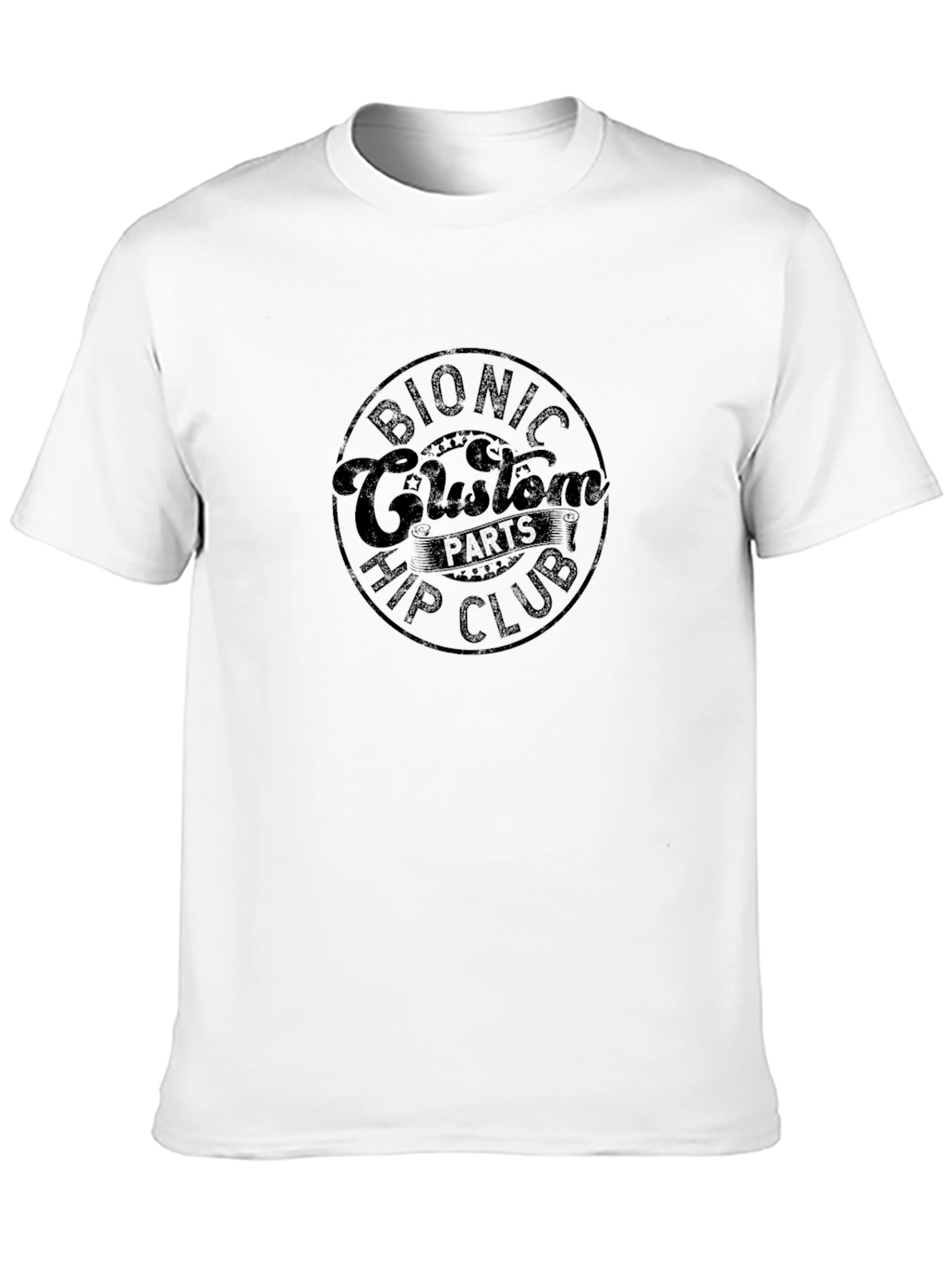 Bionic Custom Hip Parts Club Black Graphic Tee