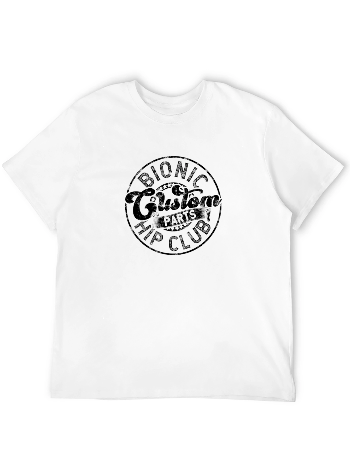 Bionic Custom Hip Parts Club Black Graphic Tee