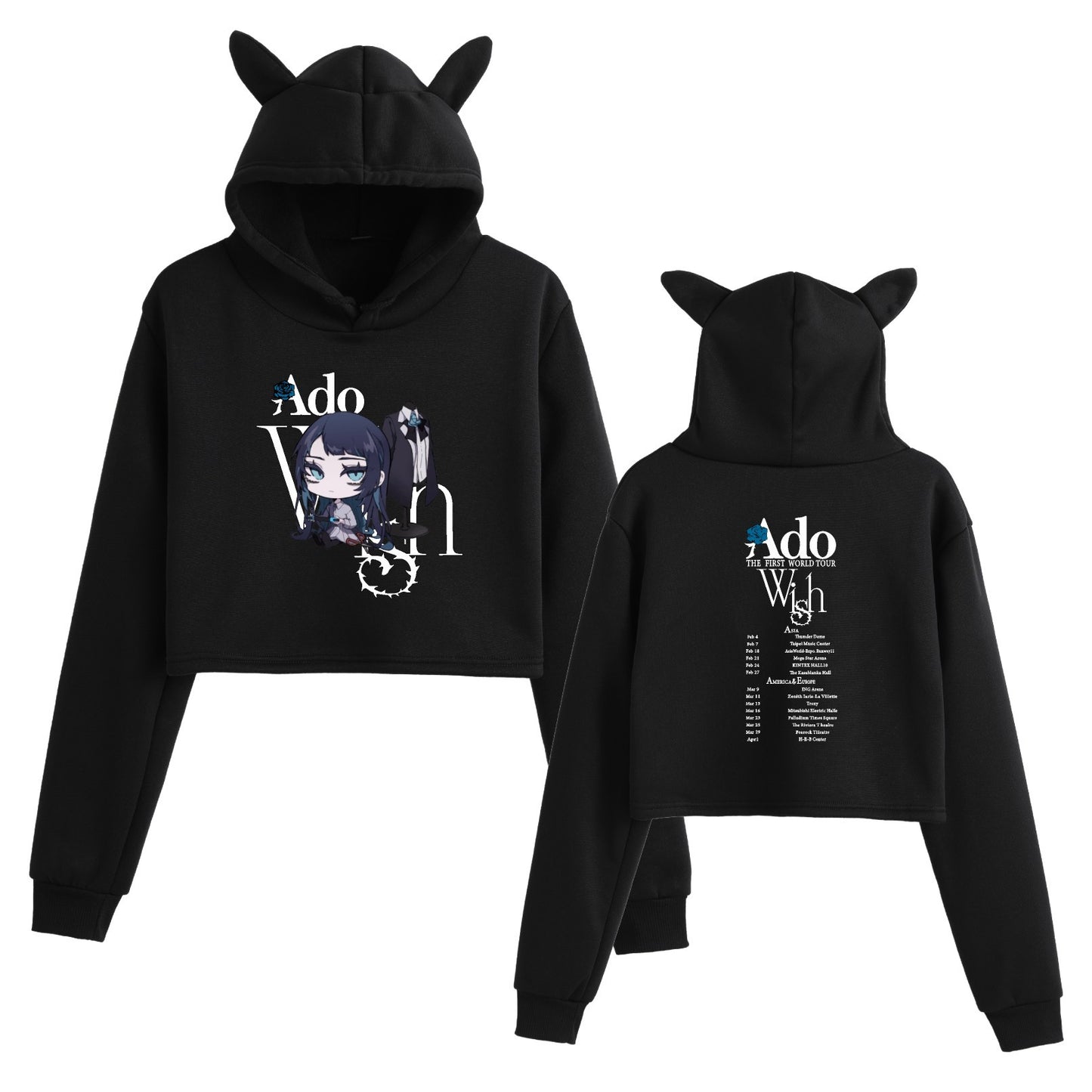 Ado Wish Tour T-shirt Japan Singer Print T-shirt