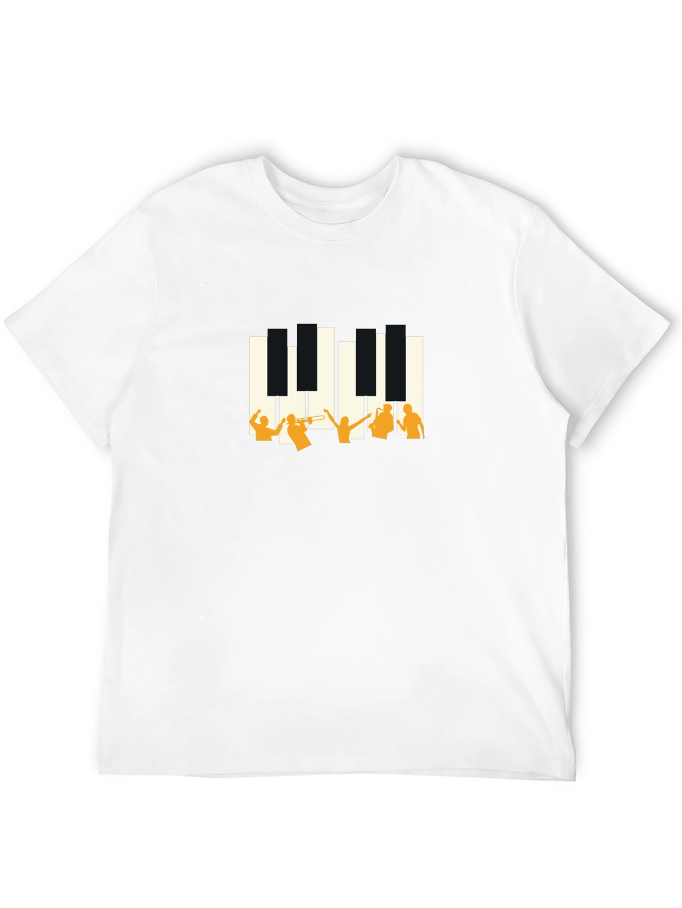 Jazz Piano T-Shirt - Black
