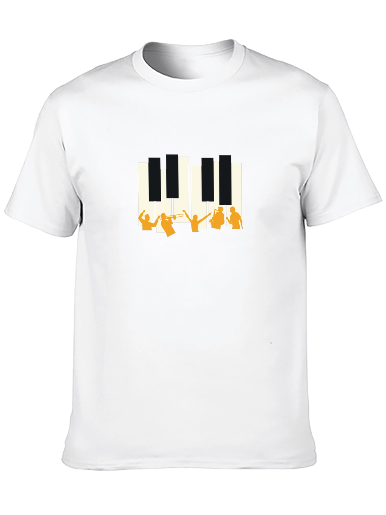 Jazz Piano T-Shirt - Black