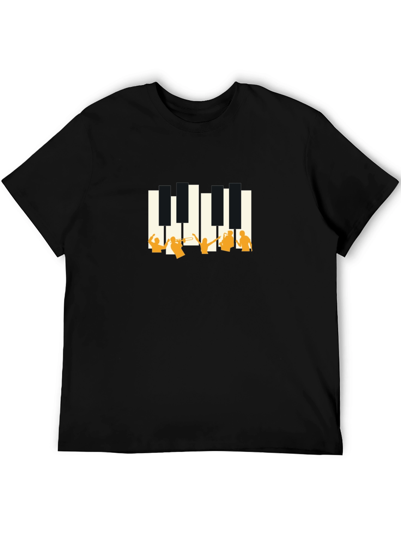 Jazz Piano T-Shirt - Black