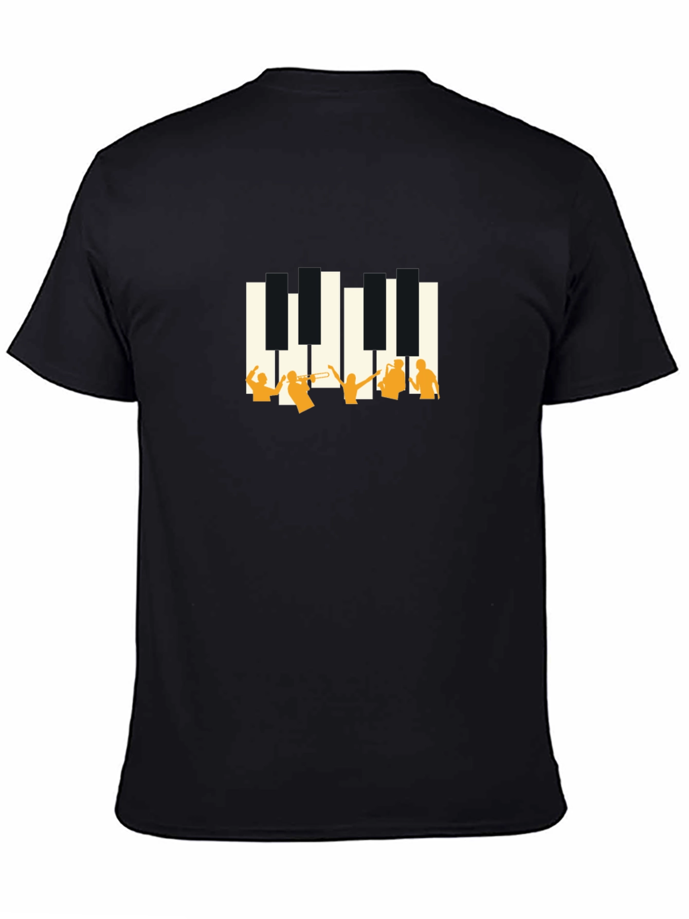 Jazz Piano T-Shirt - Black